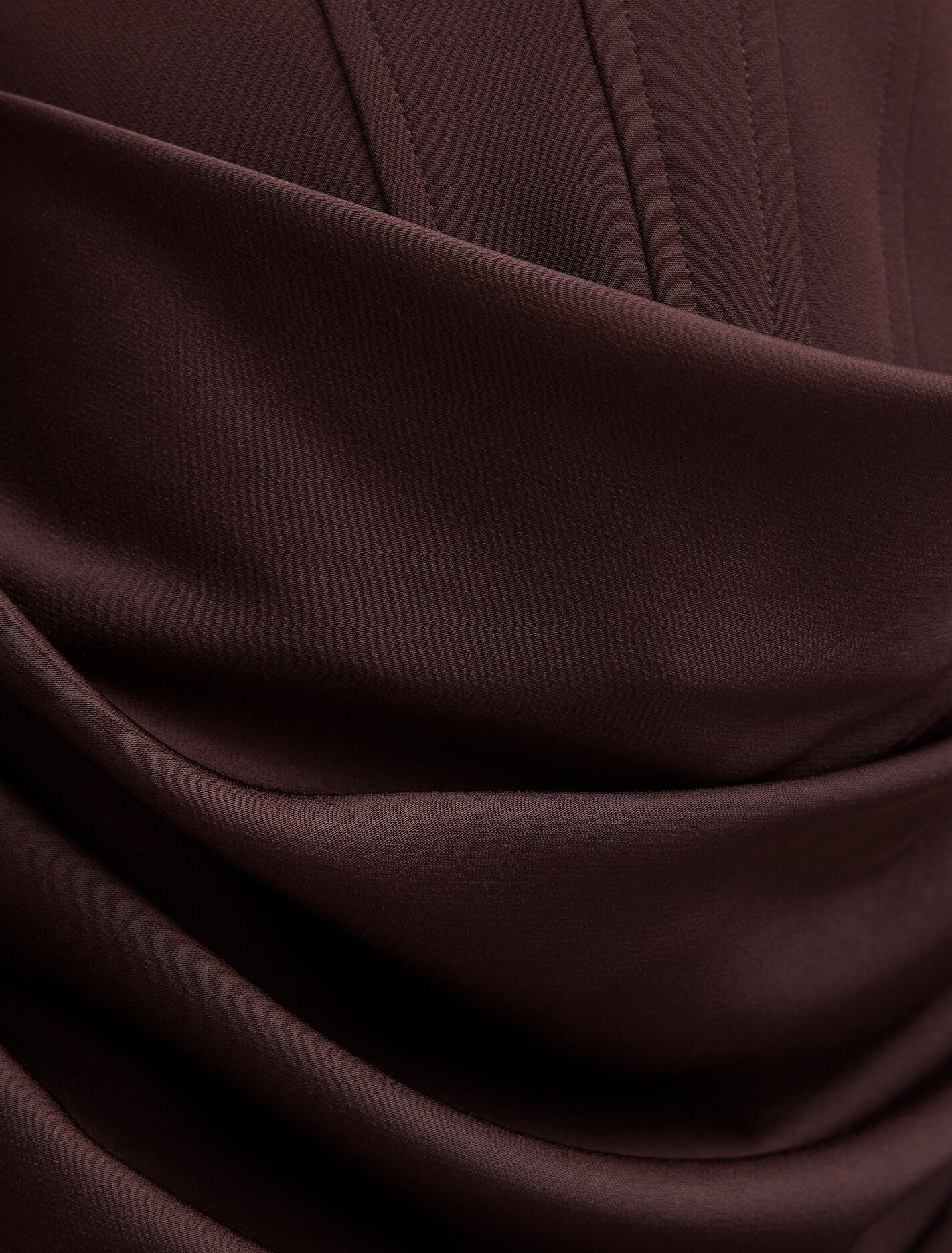 Isra Petite Drape Strapless Mini Dress