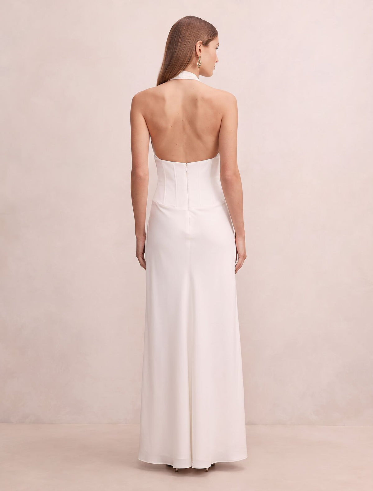 Airlie Halter Neck Corset Maxi Dress