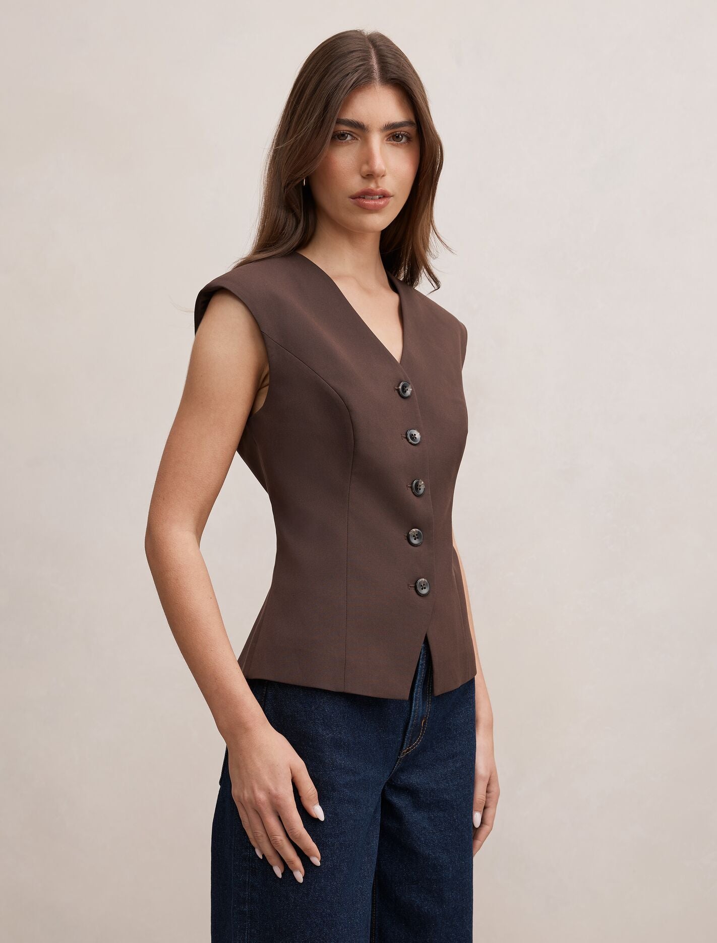Orla Sleeveless Blazer Forever New