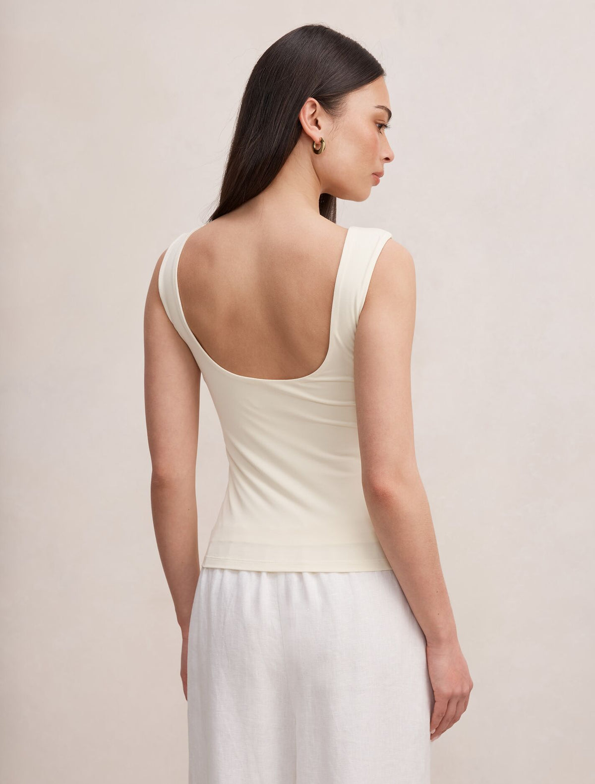 Bonnie Scoop Back Tank Top Forever New