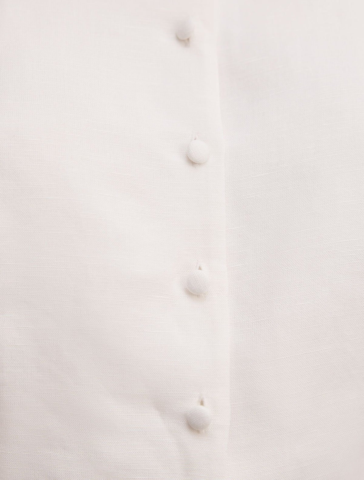 Ella Button Up Linen Top Forever New