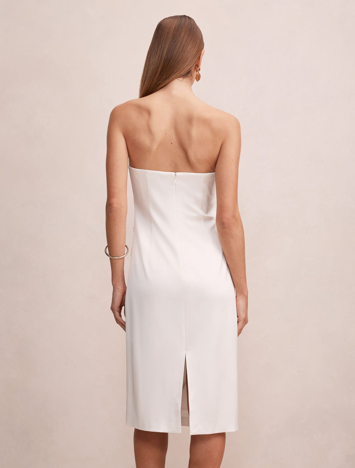 Ivana Strapless Midi Dress