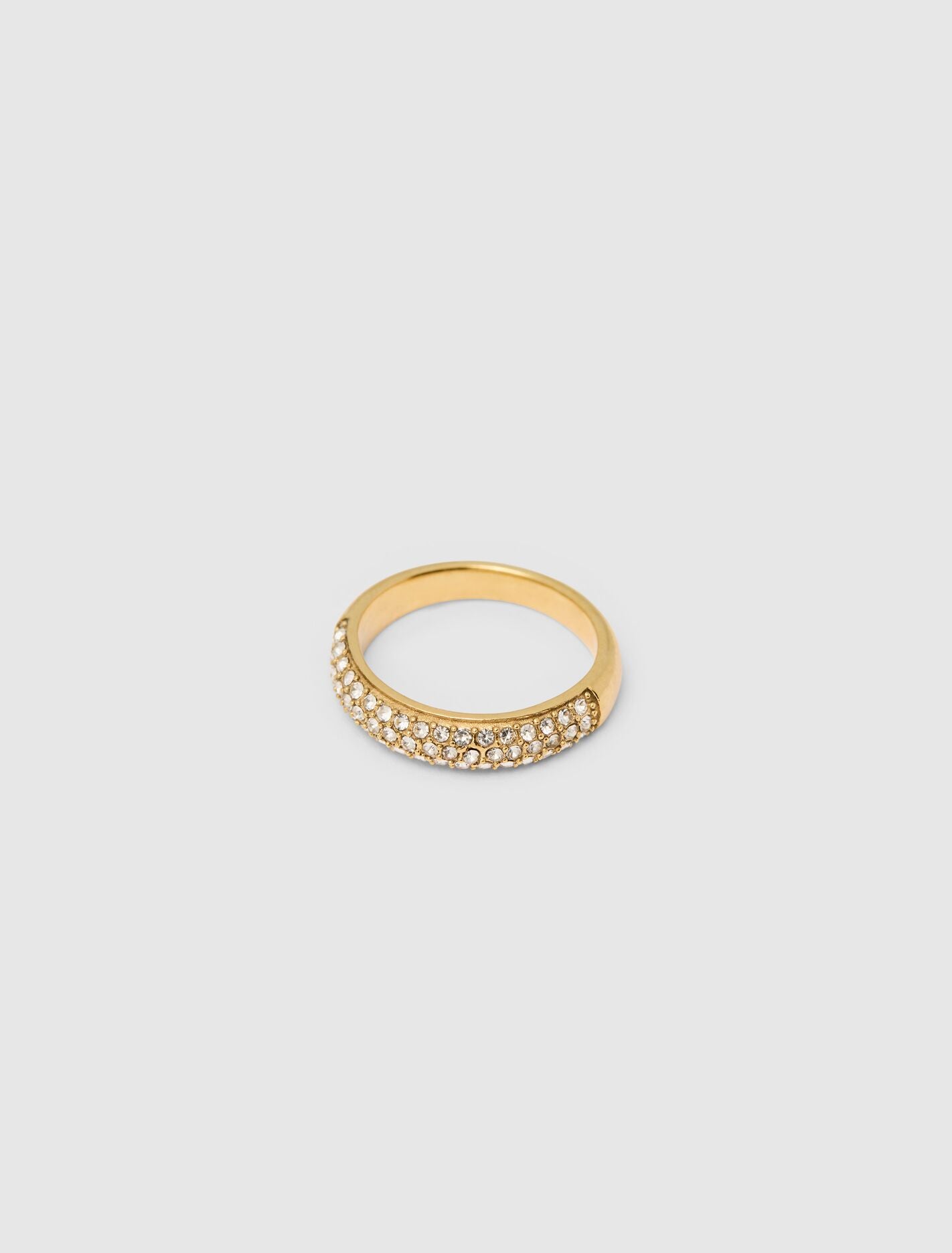 Connie Waterproof Stone Ring Gold Plated Forever New