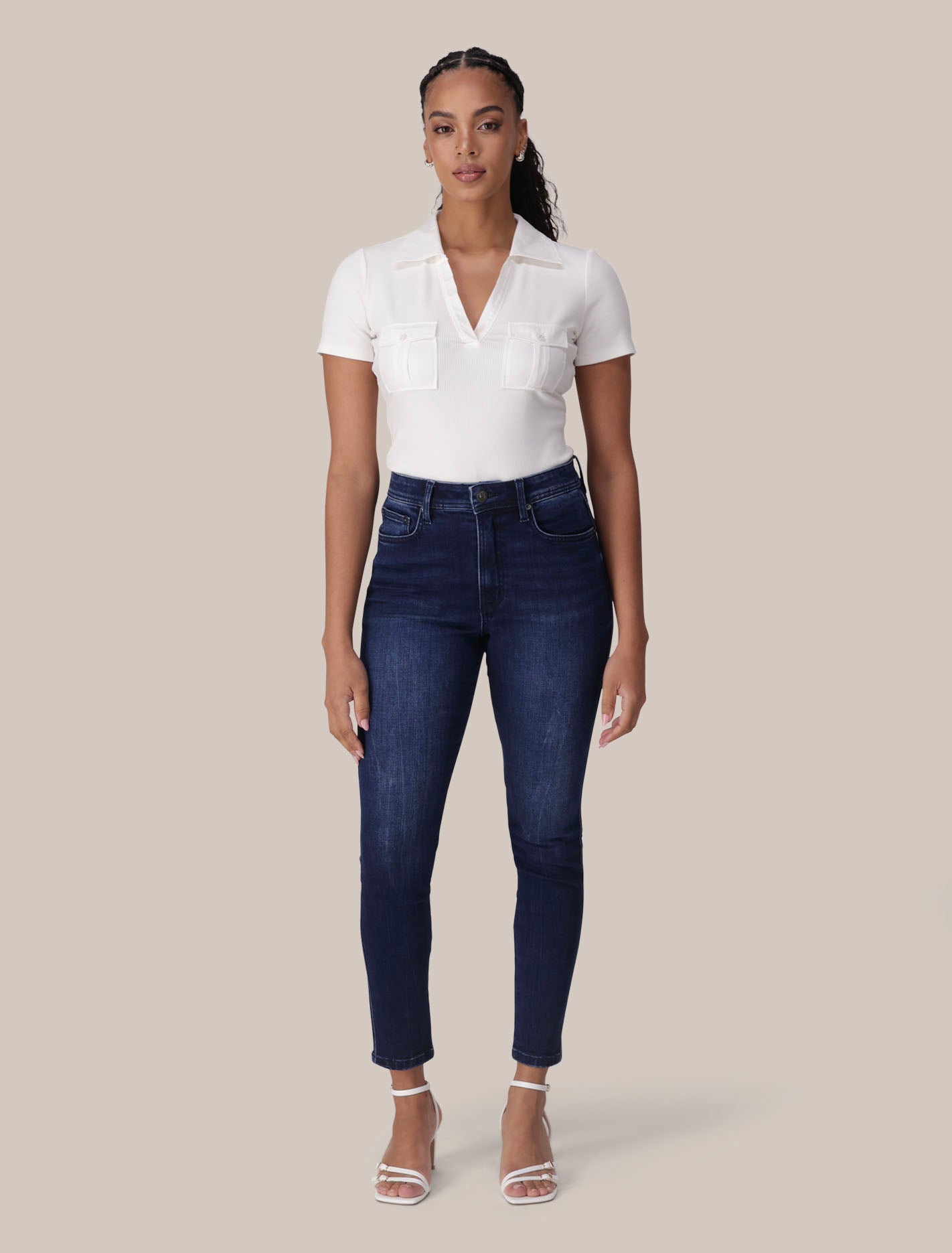 Ashley Mid-Rise Skinny Jeans Forever New
