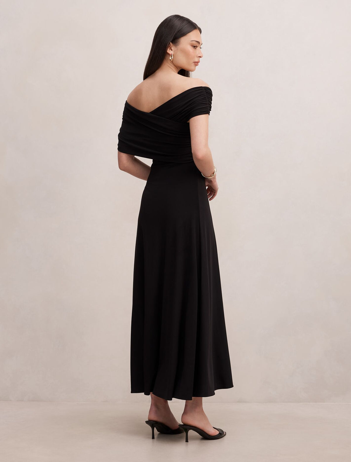 Nika Off Shoulder Midi Dress Forever New