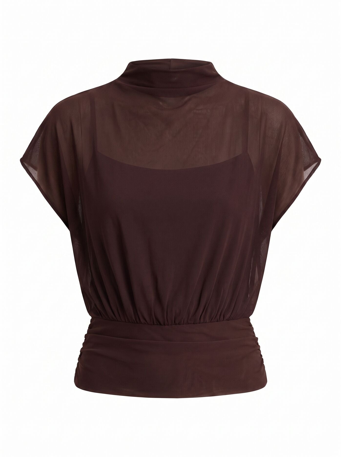 Mattie Mesh Overlay Top