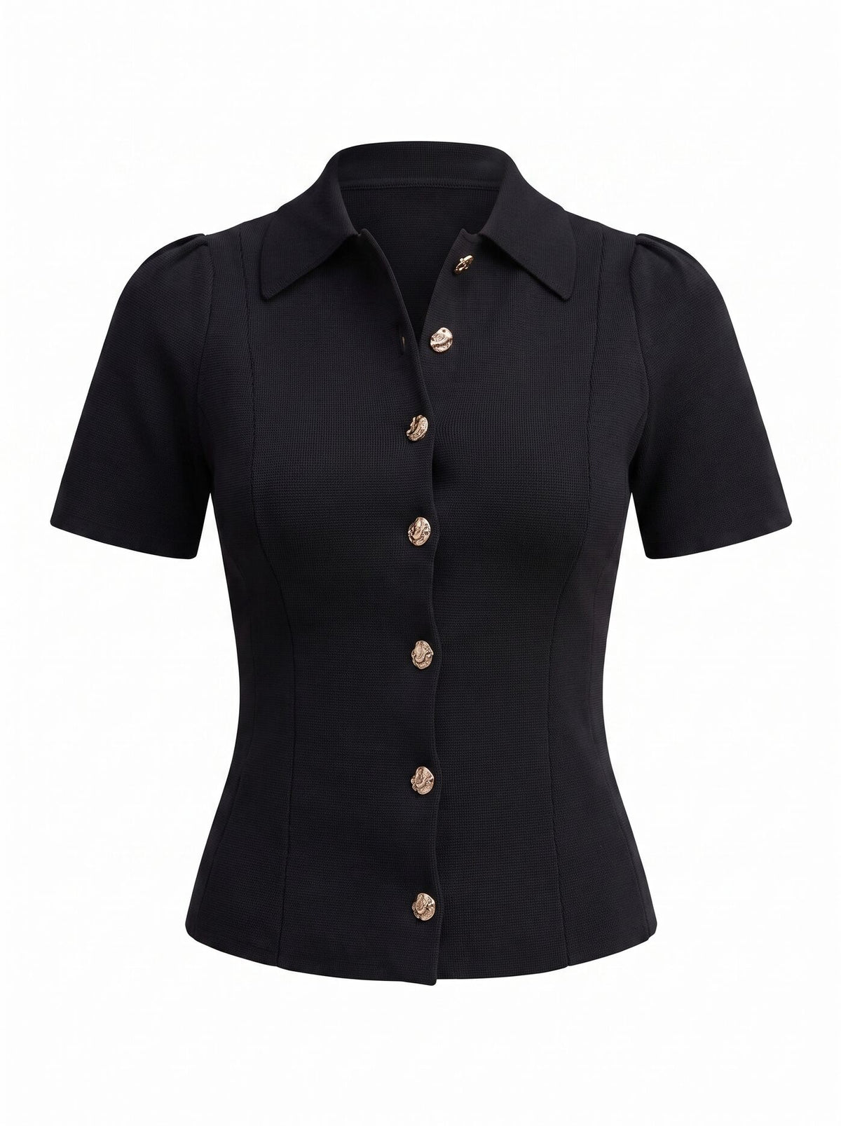 Esther Button Detail Knit Top Forever New