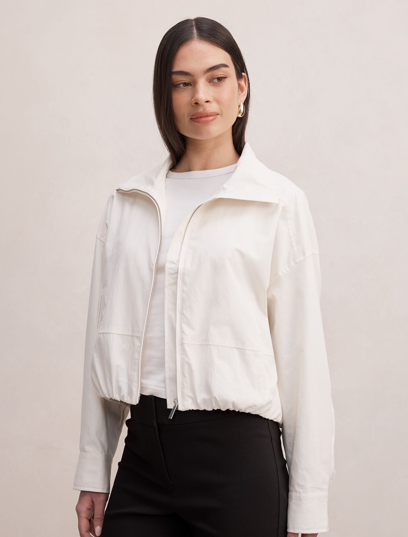 Brooke Funnel Neck Jacket Forever New