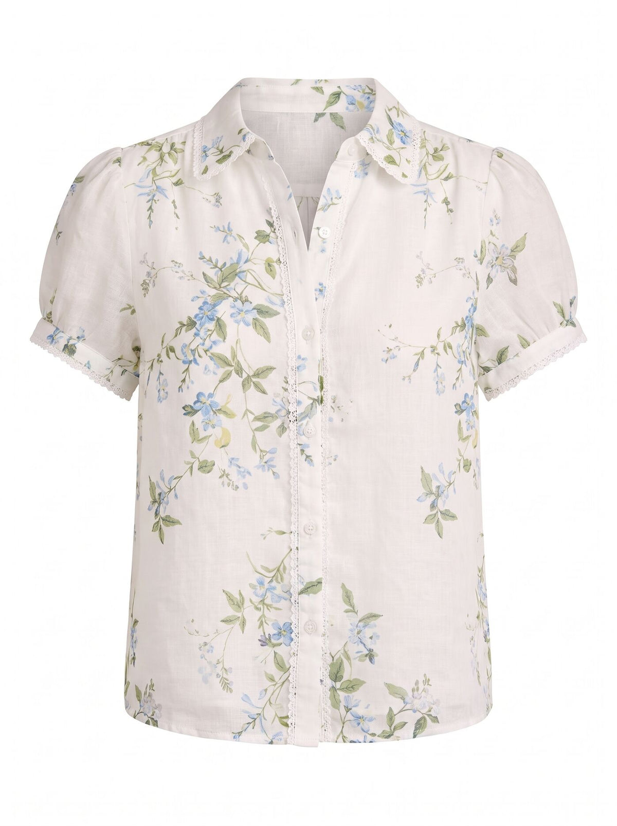 Posie Lace Detail Blouse Forever New