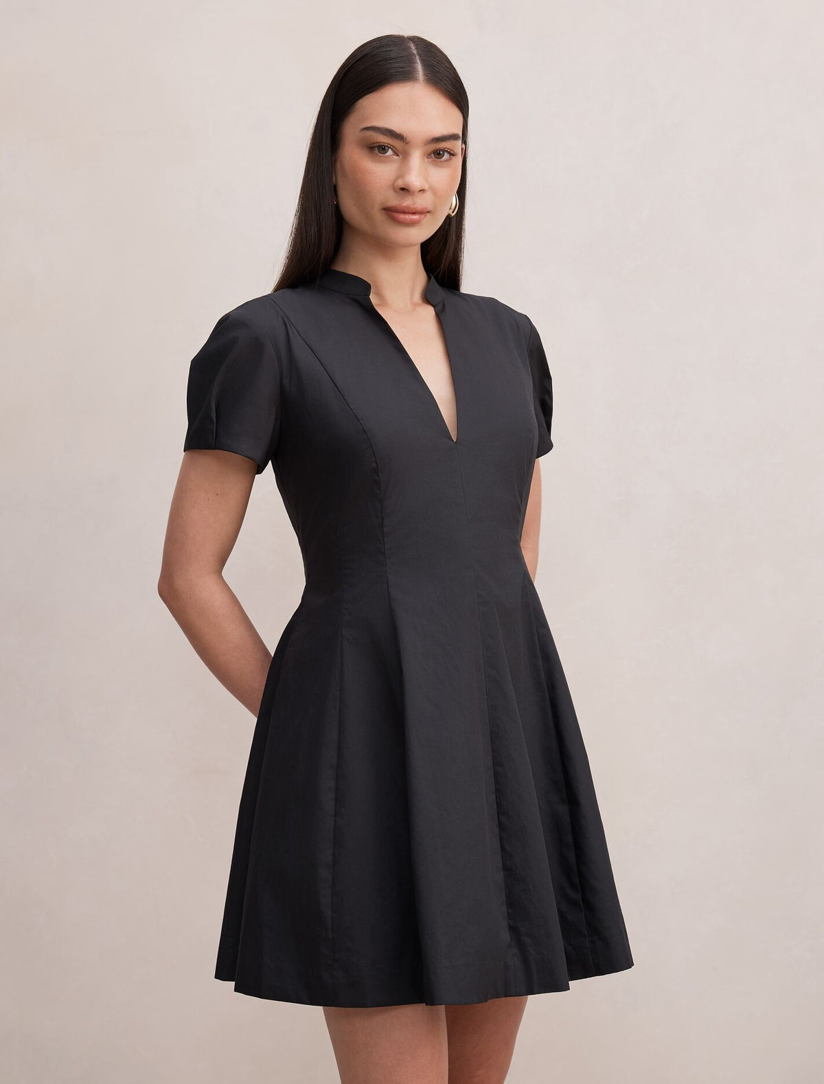 Clover Puff Sleeve Mini Dress Forever New