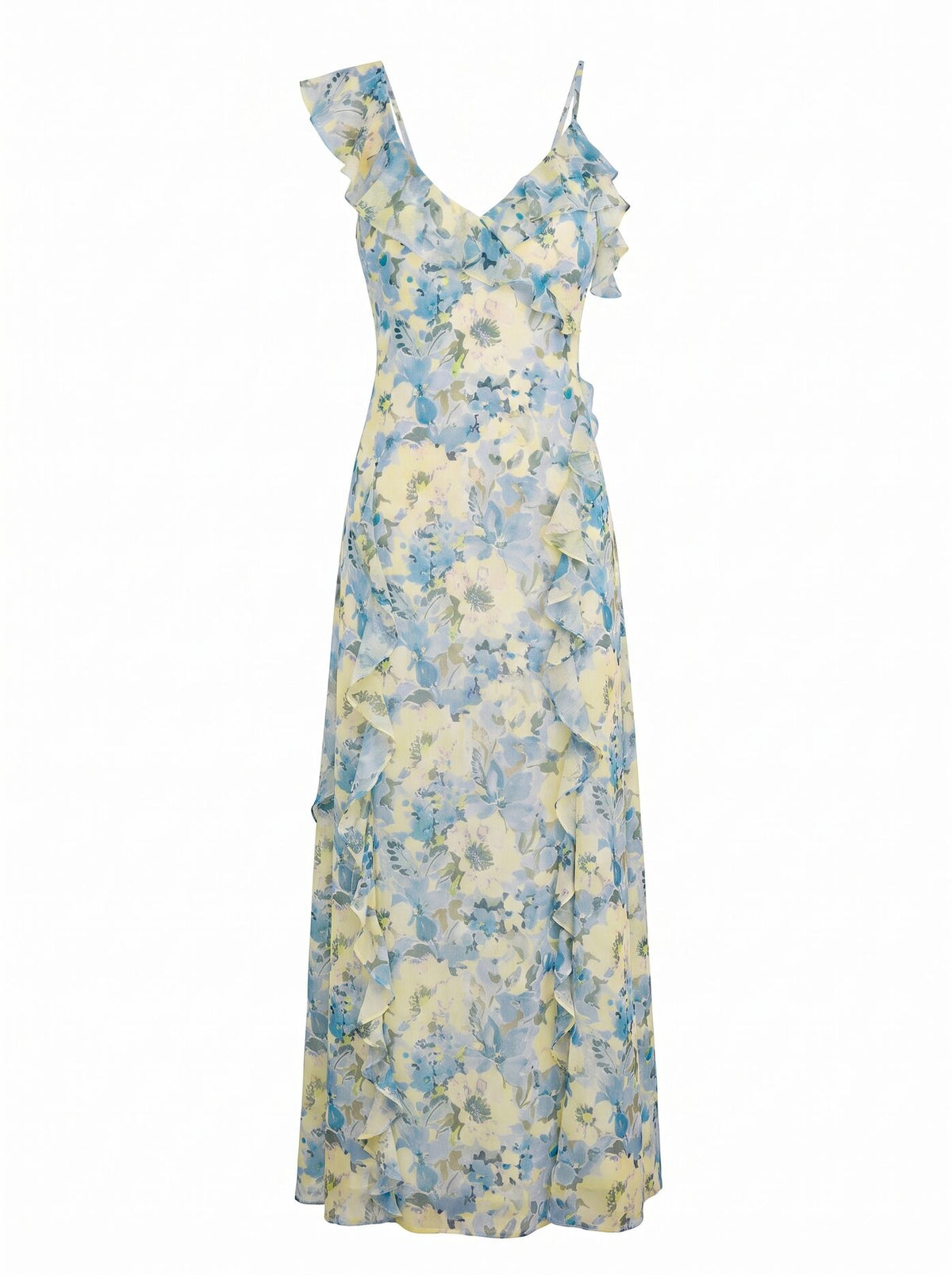 Lorenze Ruffle Maxi Dress Forever New