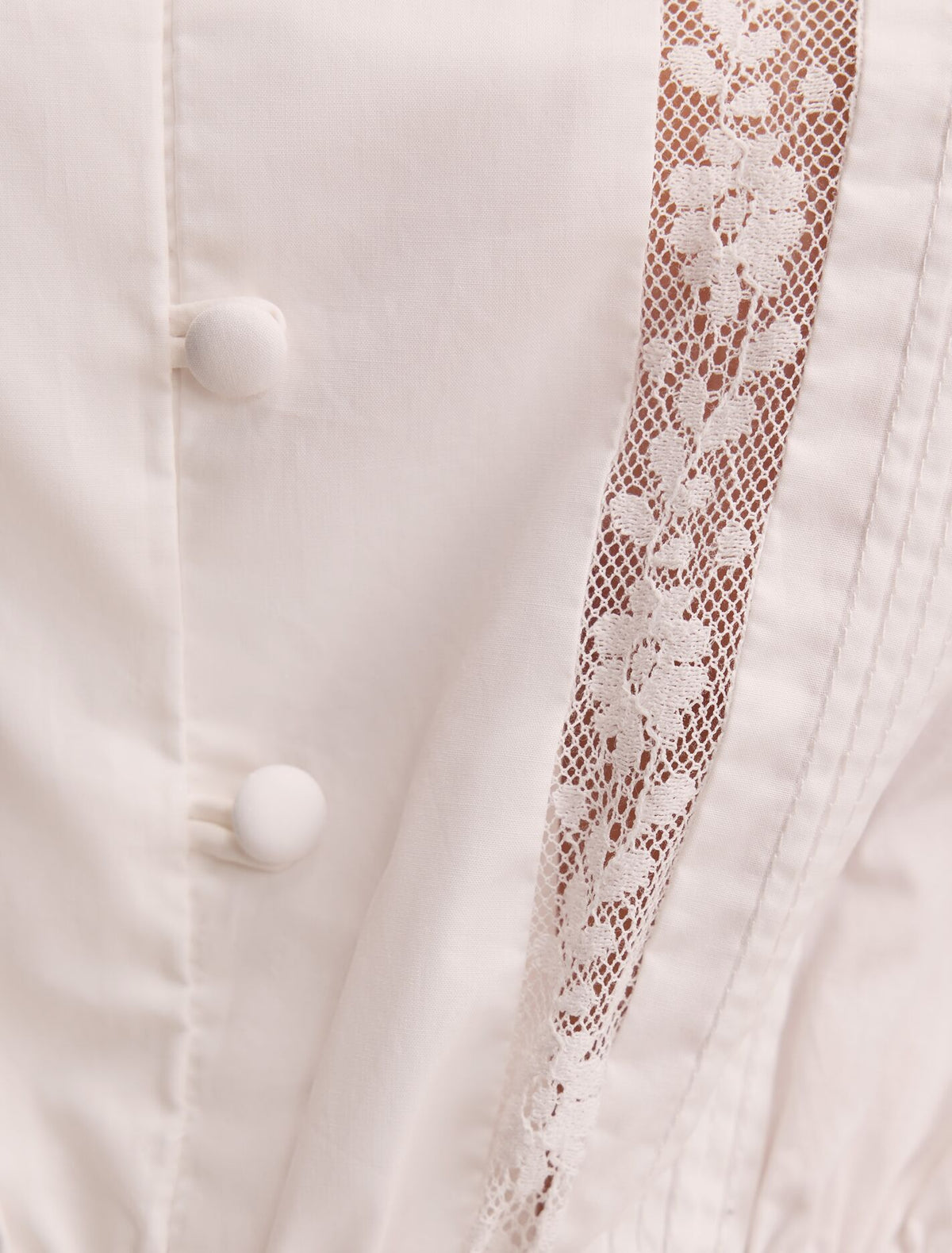 Delta Lace Pintuck Blouse Forever New