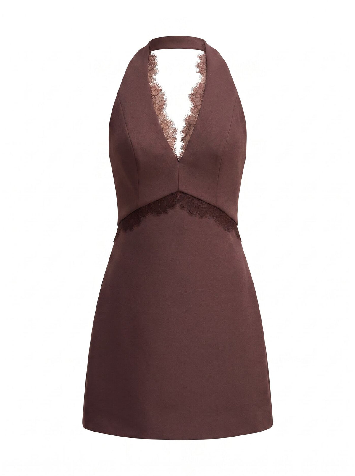 Kobi Lace Halter Mini Dress Forever New