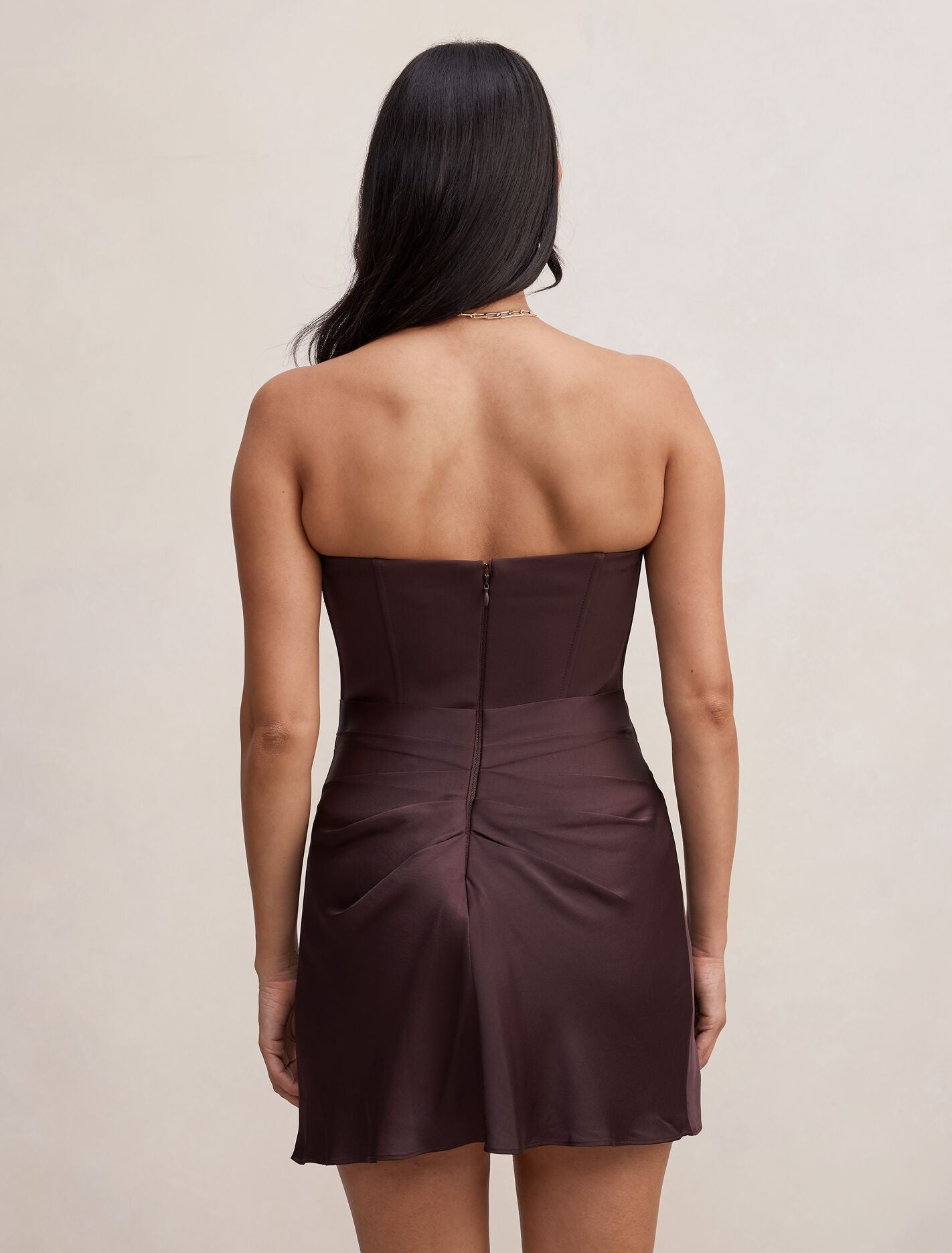 Isra Drape Strapless Mini Dress Forever New