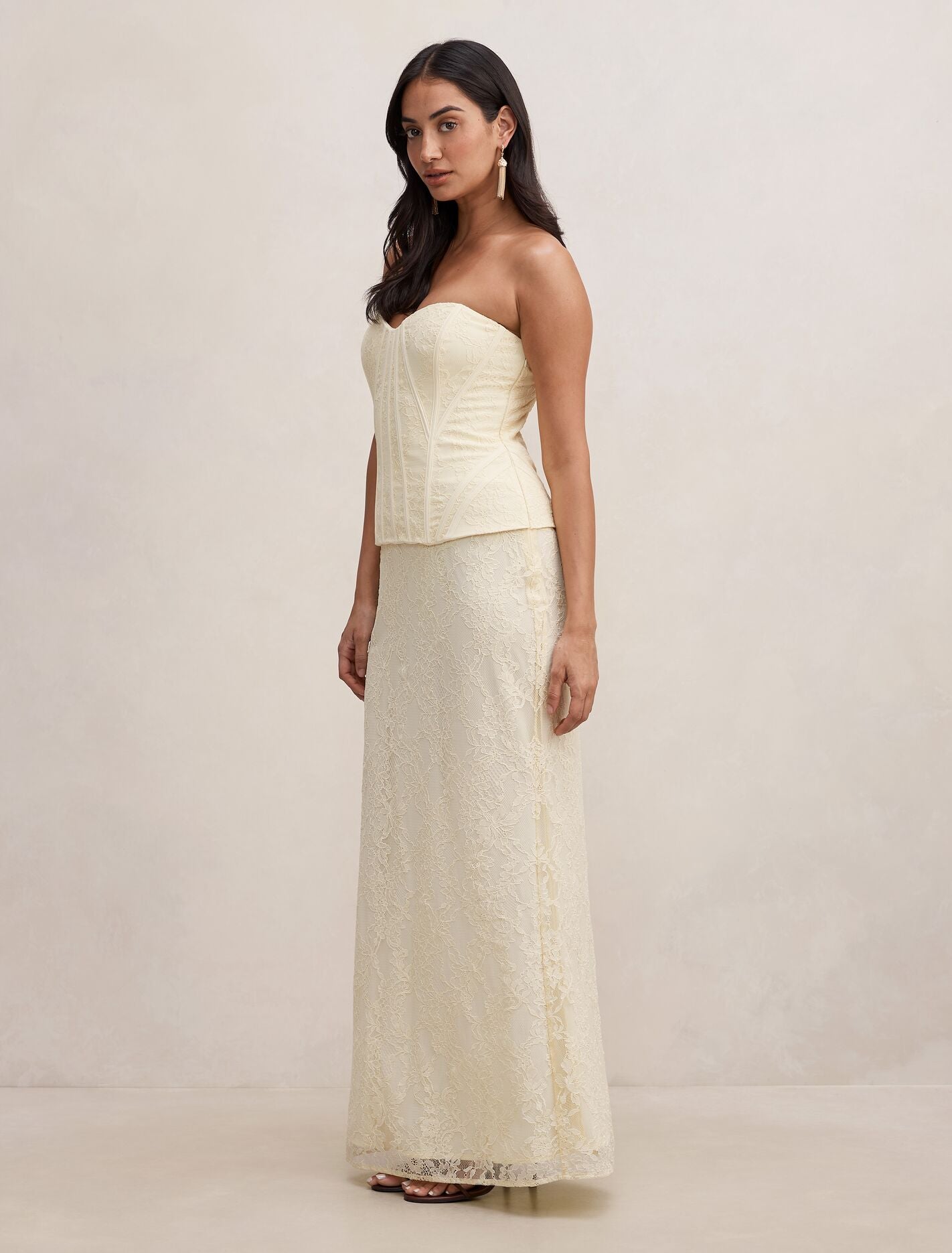 Myla Lace Corset Maxi Dress Forever New