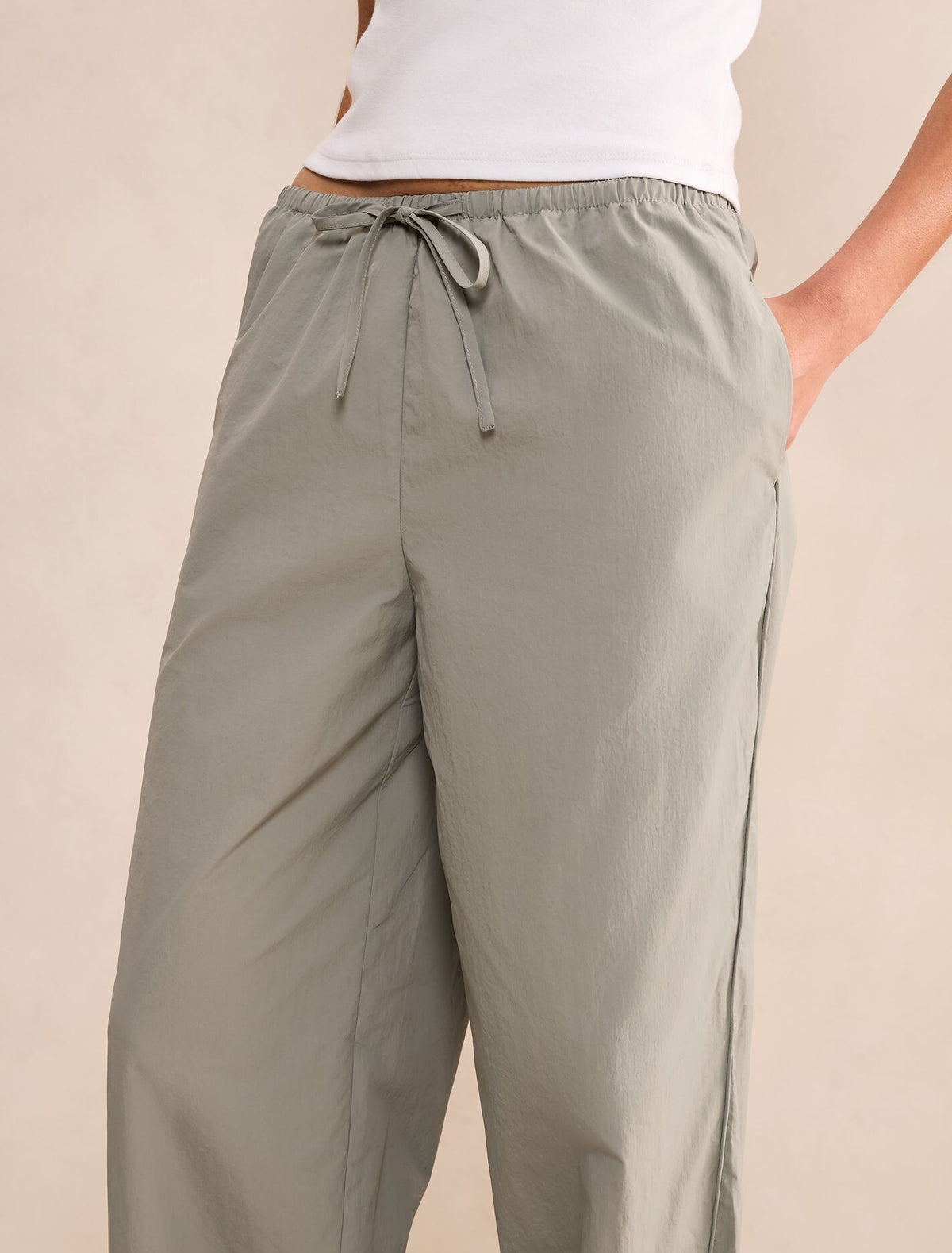 Billie Elastic Waist Wide Leg Pants Forever New