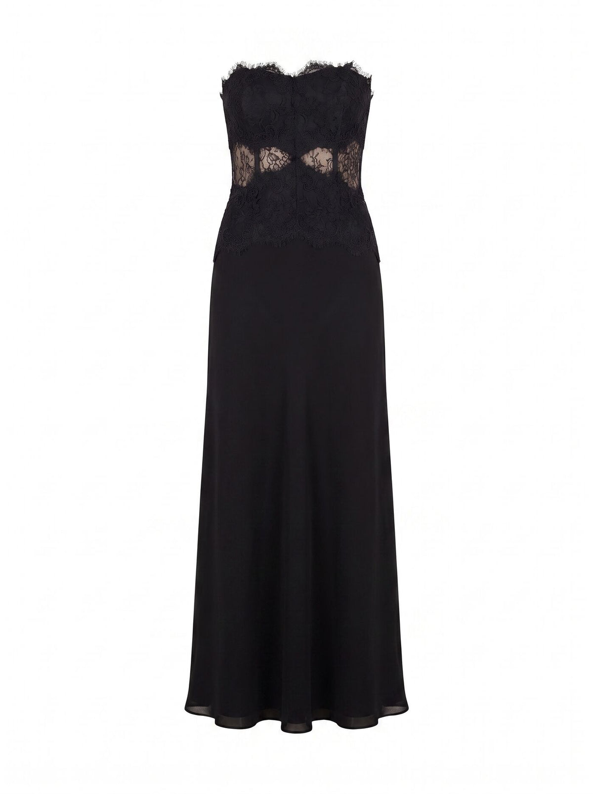 Amity Lace Corset Sheer Maxi Dress Forever New