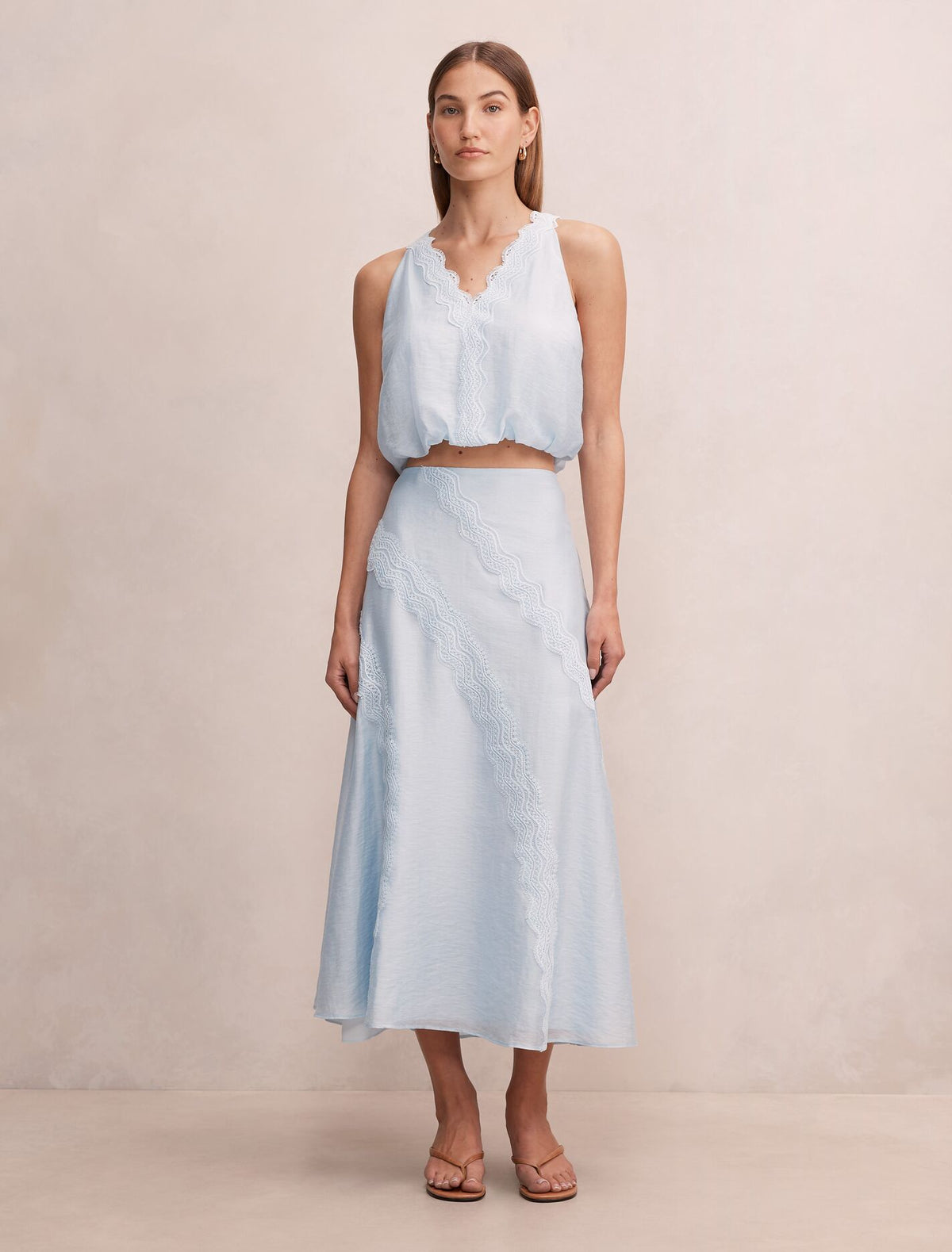 Maeve Lace Tie Top Forever New