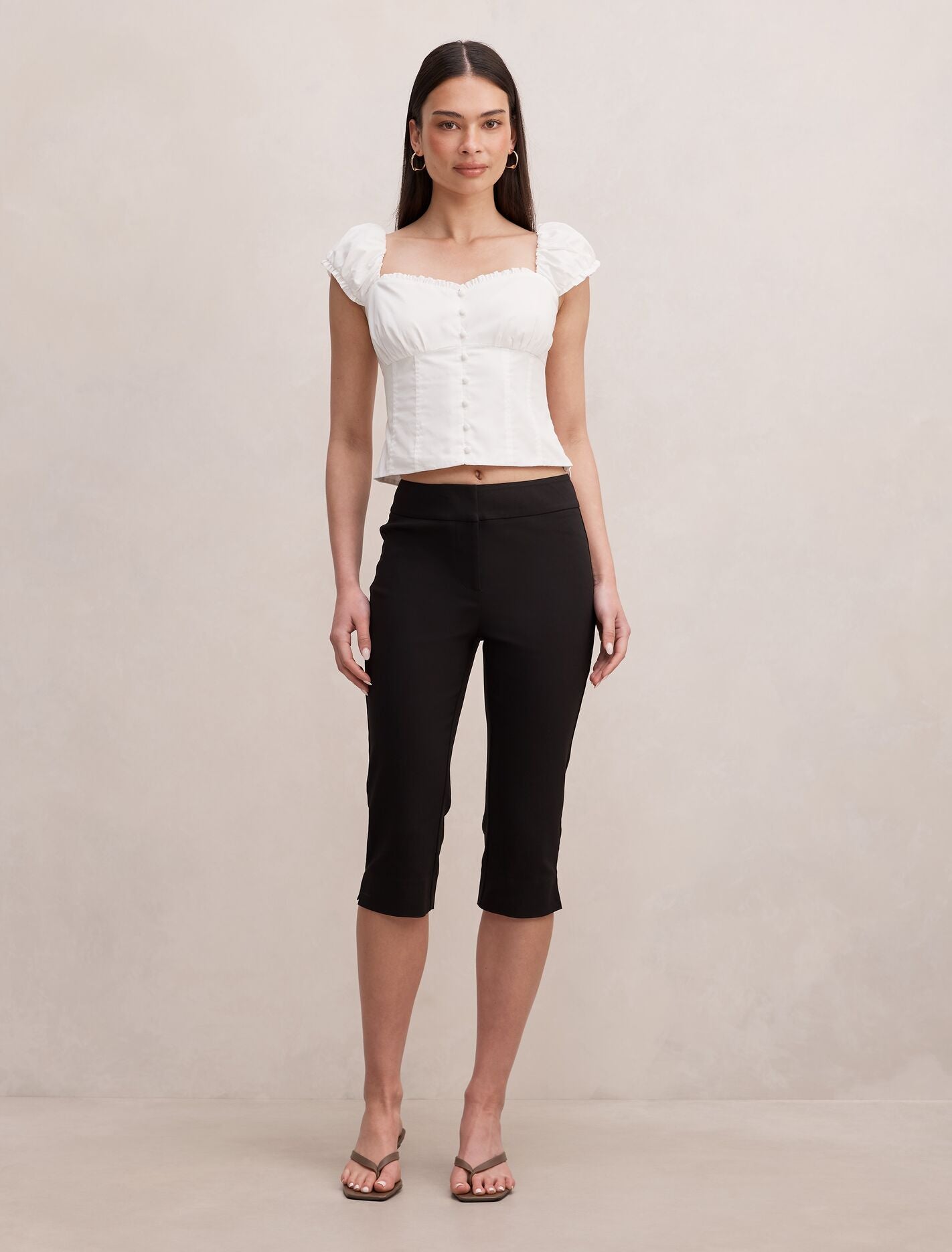Alex Knee Length Capri Pants Forever New
