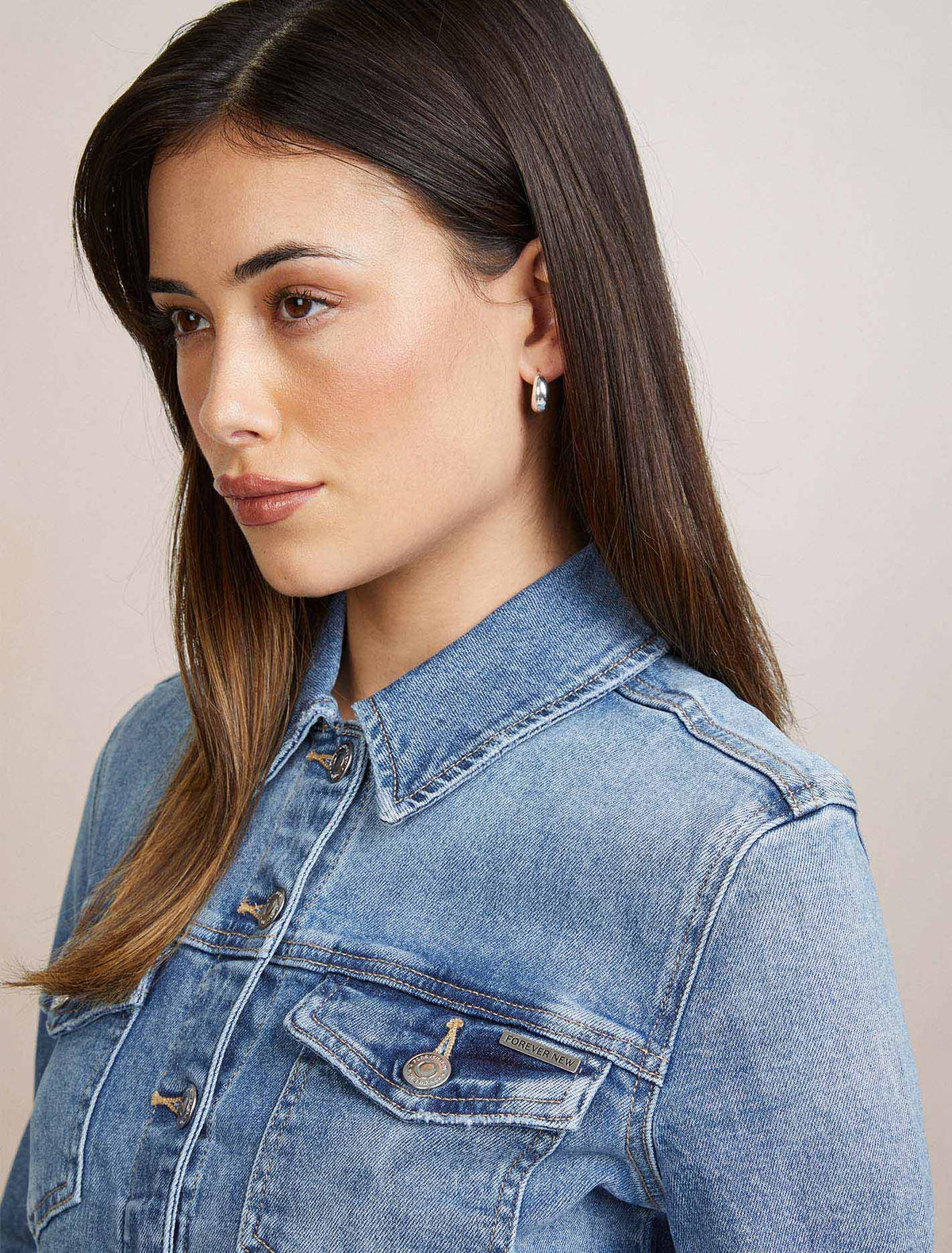 Anastasia Mid Trucker Jacket