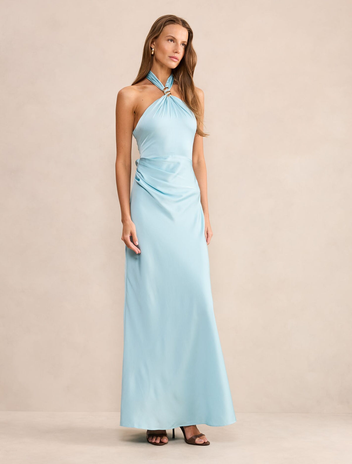Mariposa Halter Neck Maxi Dress Forever New