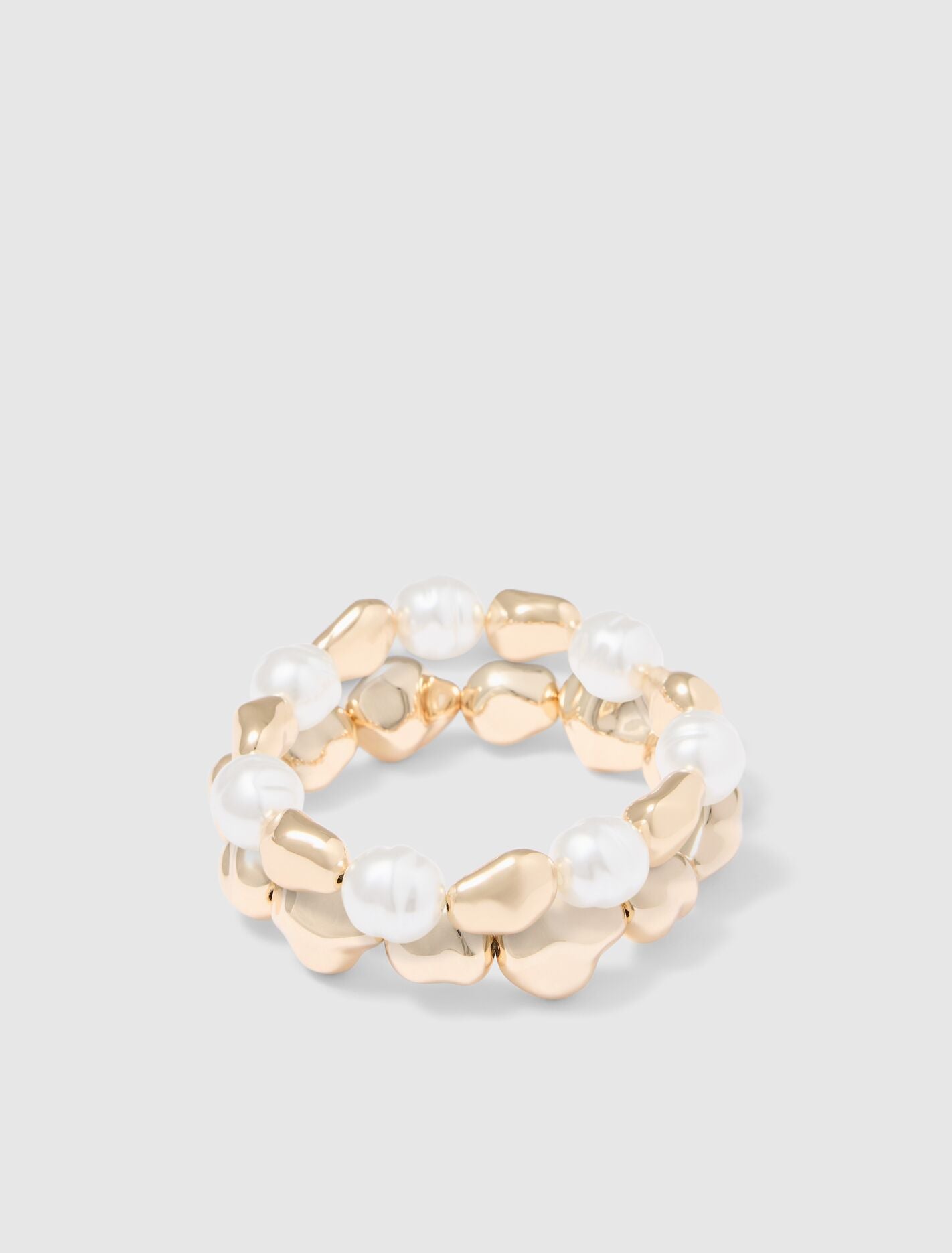 Tully 2 Pack Bracelets 0 Pearl Gold Forever New
