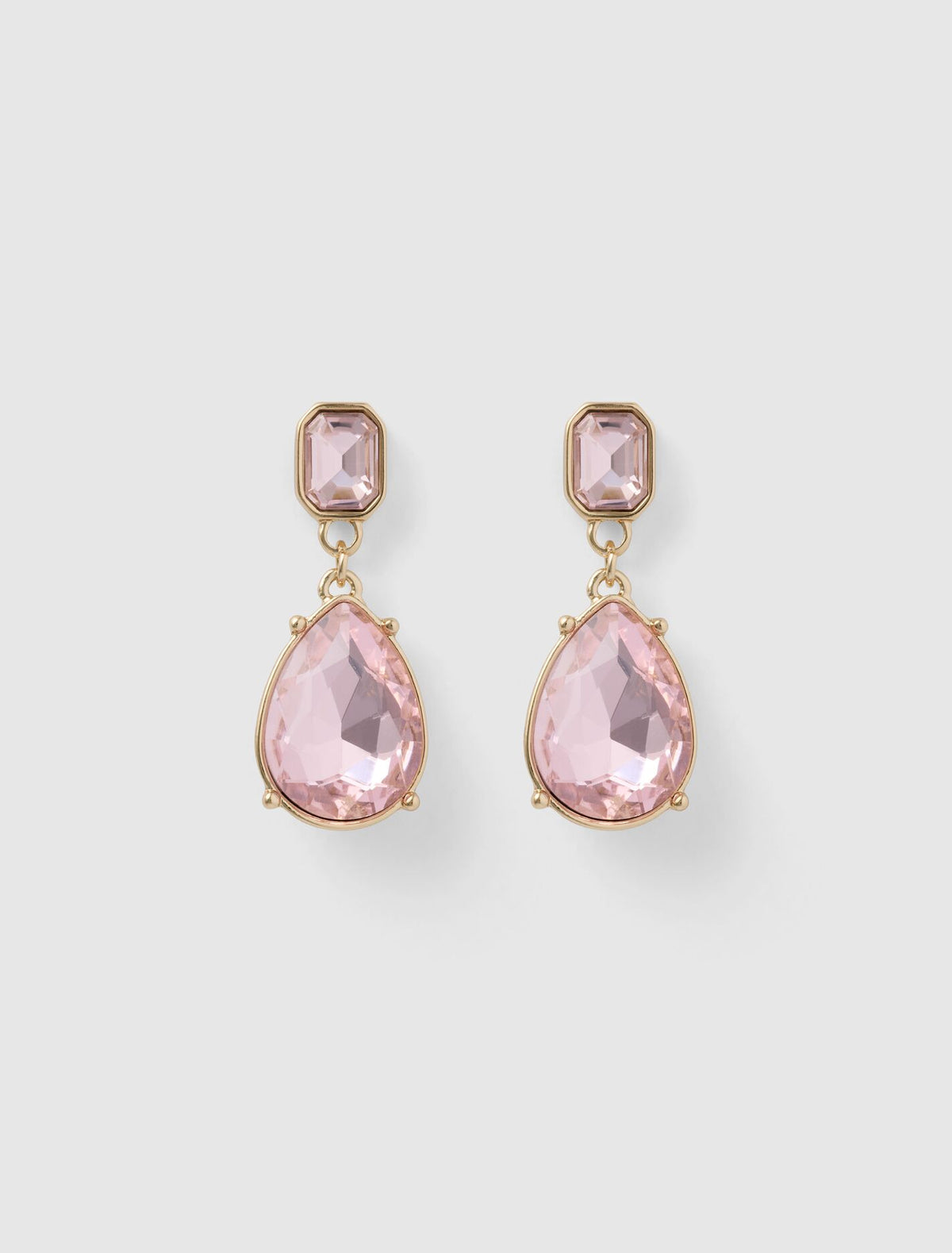 Sia Stone Drop Earrings 0 Pink Forever New
