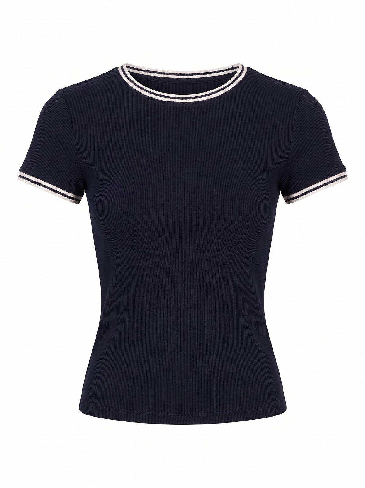 Rosie Tipped Trim Short Sleeve T-Shirt Forever New