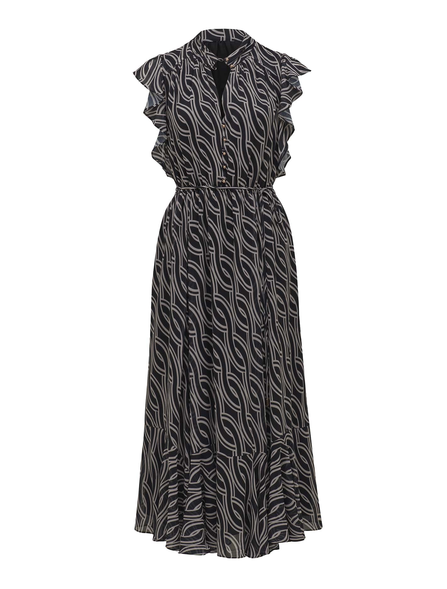Maxine Petite Ruffle Sleeve Midi Dress 28636906 Forever New