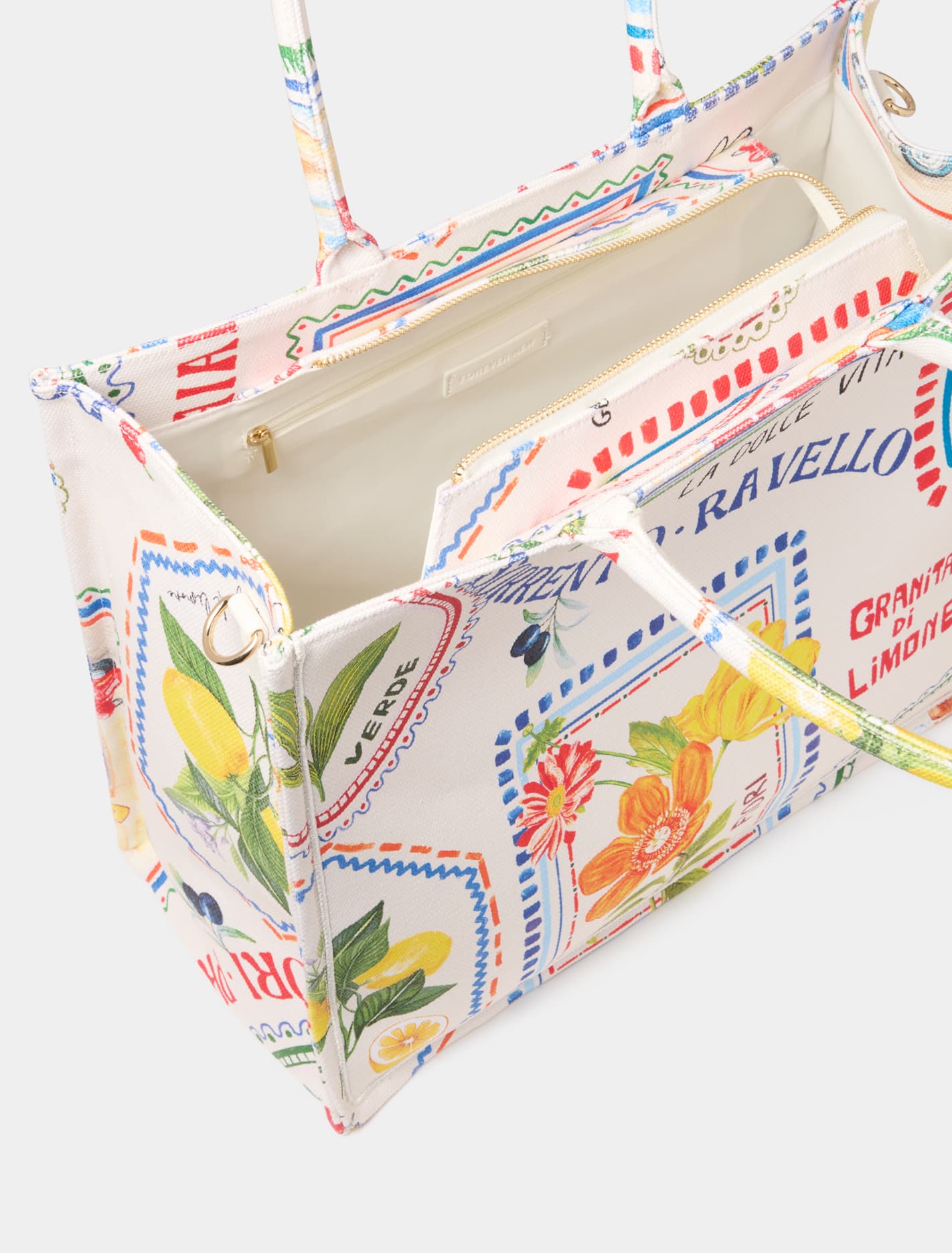 Amalfi Printed Tote Bag Forever New