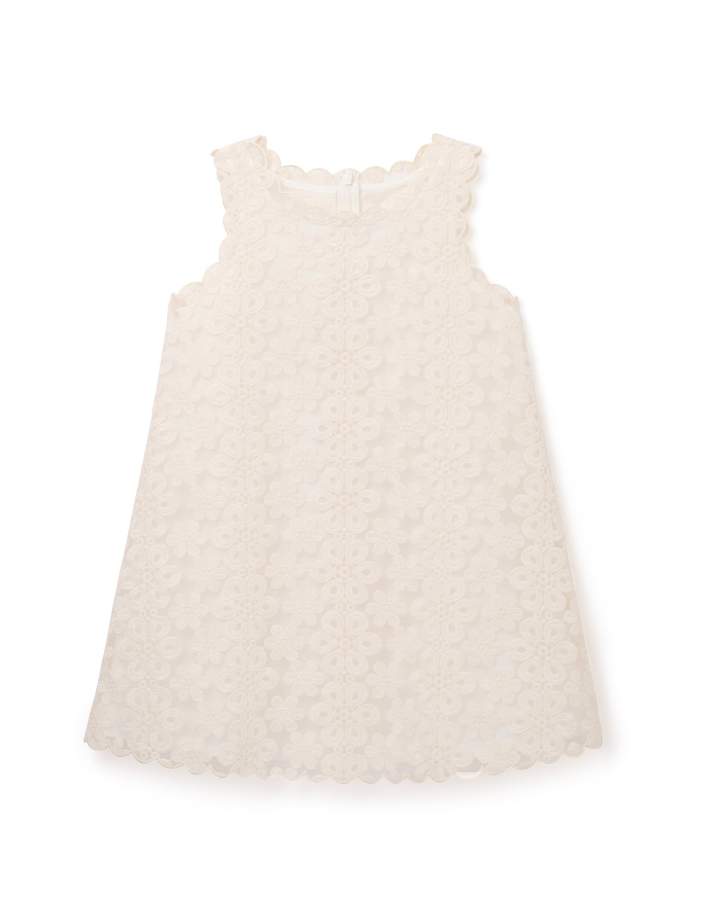 Talia Lace Scallop Teen Shift Dress Forever New