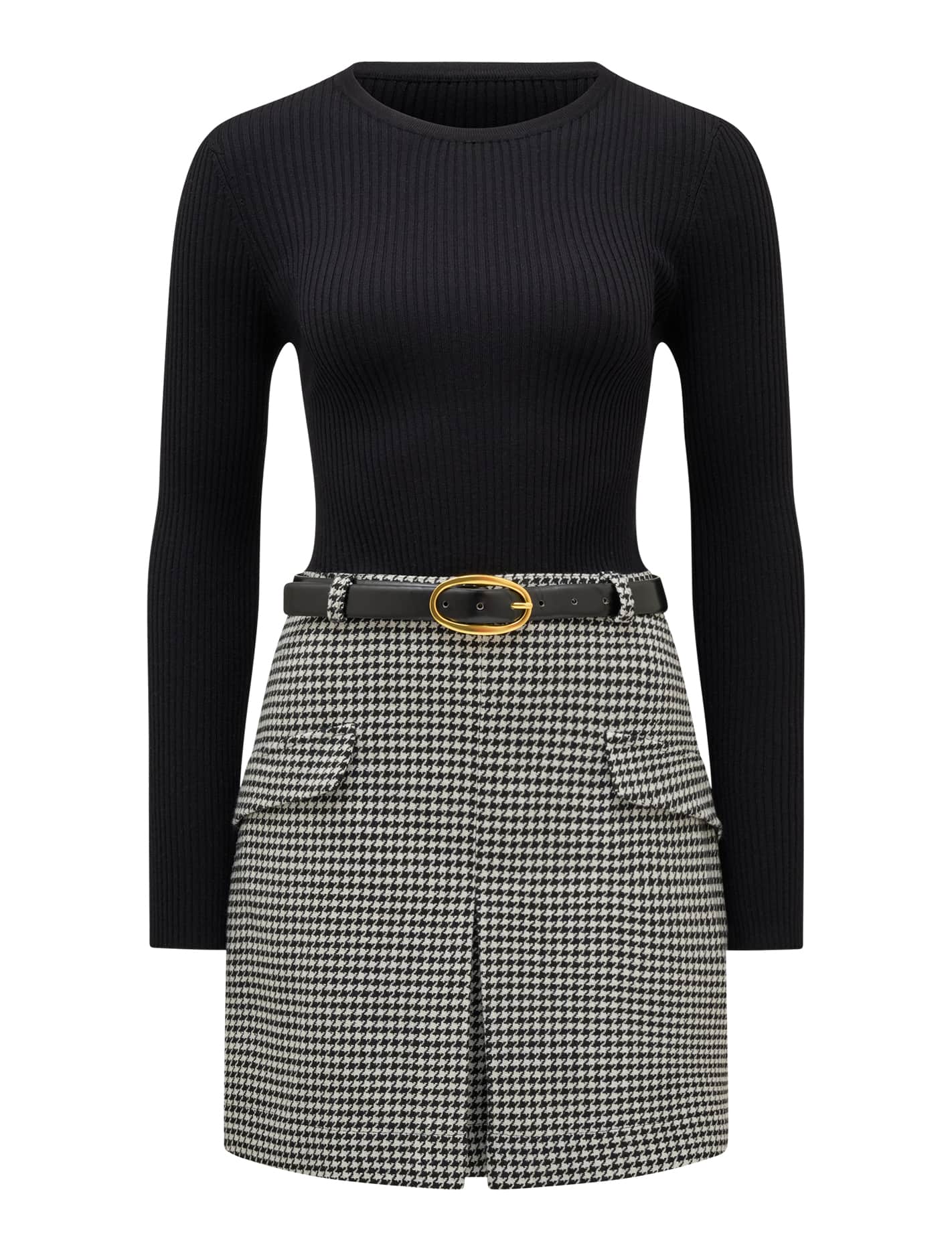 Maddox Pleat Mini Dress Forever New