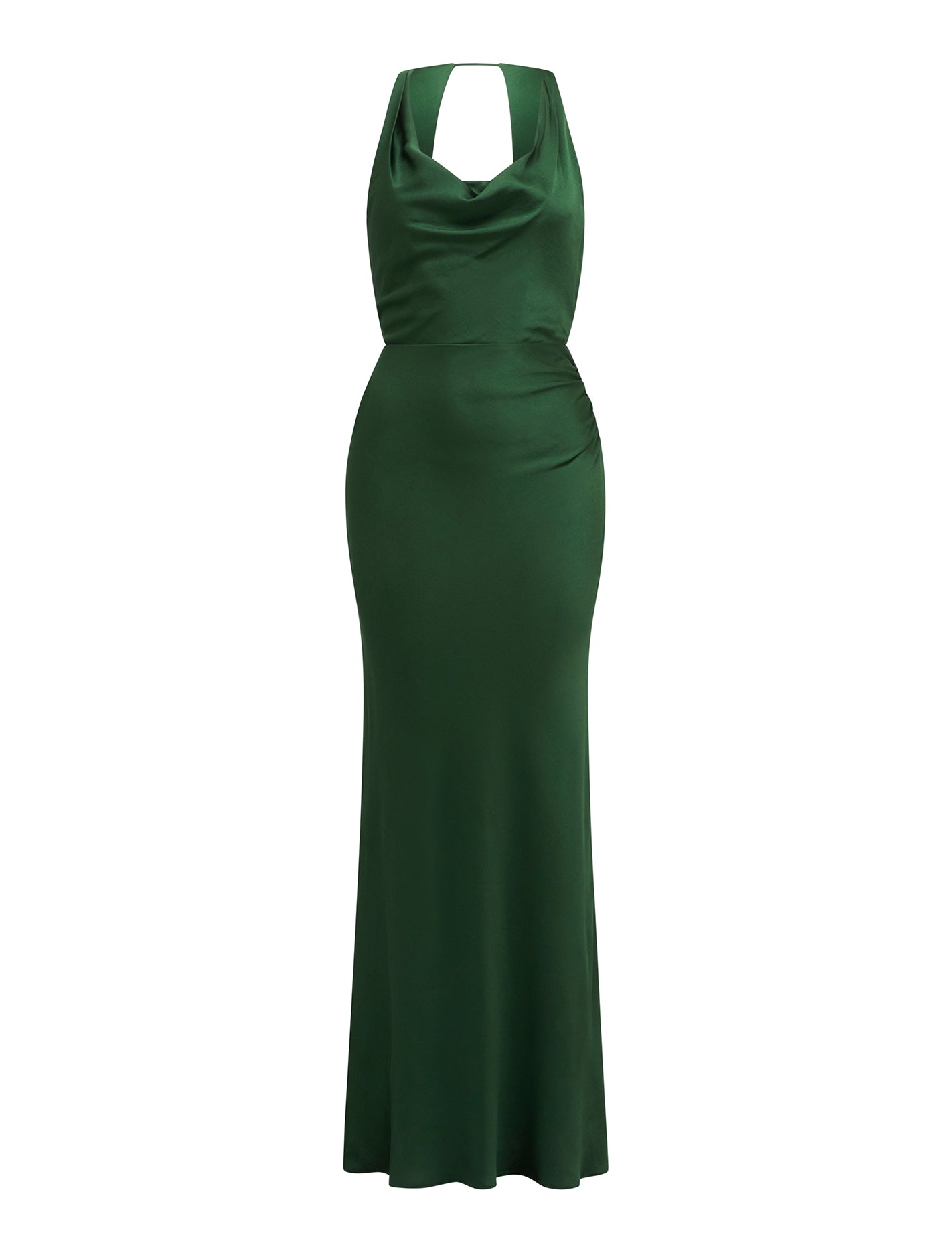 Allira Satin Cowl Neck Maxi Dress Forever New