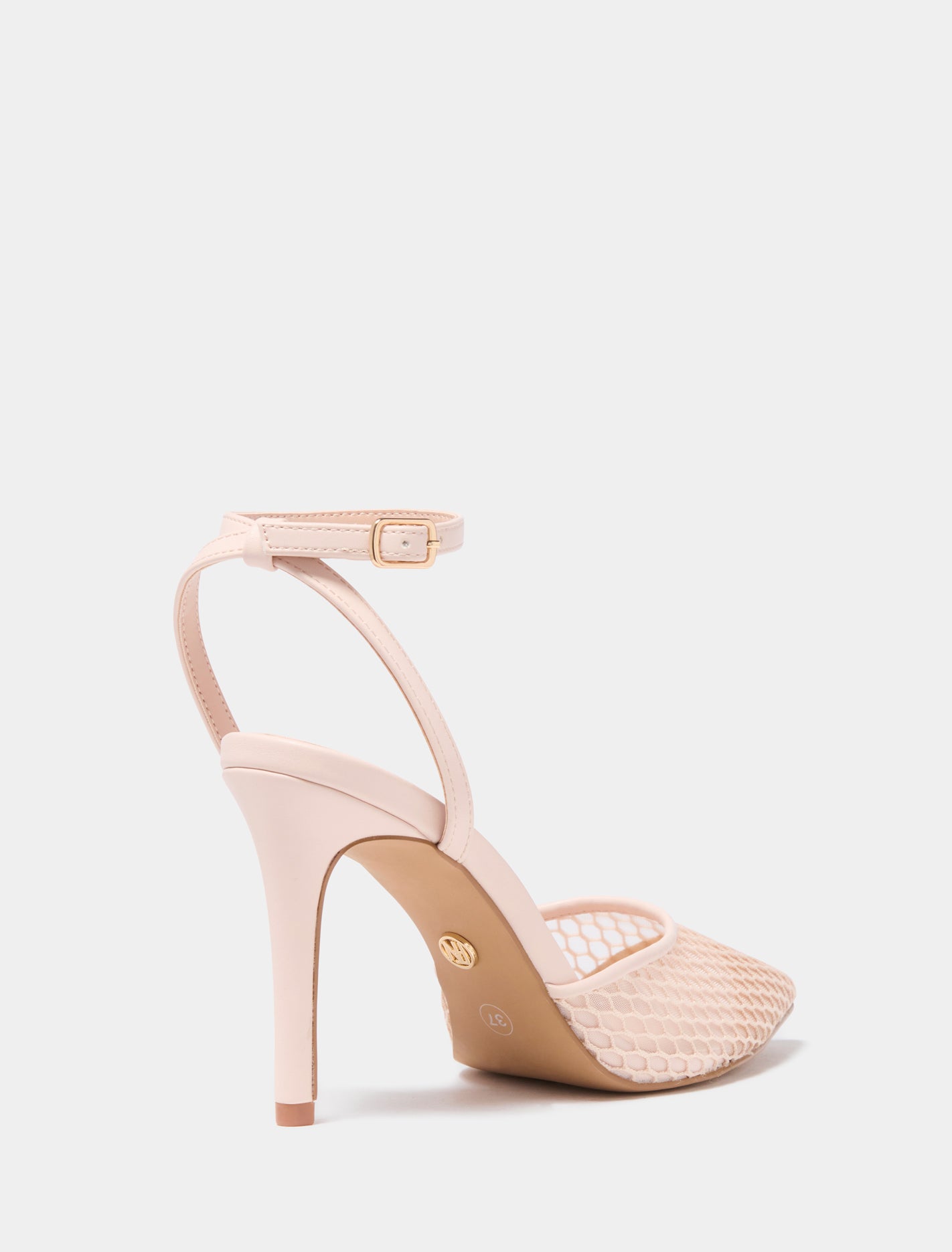 Payton Mesh Round Toe PM Heel Sandal Forever New