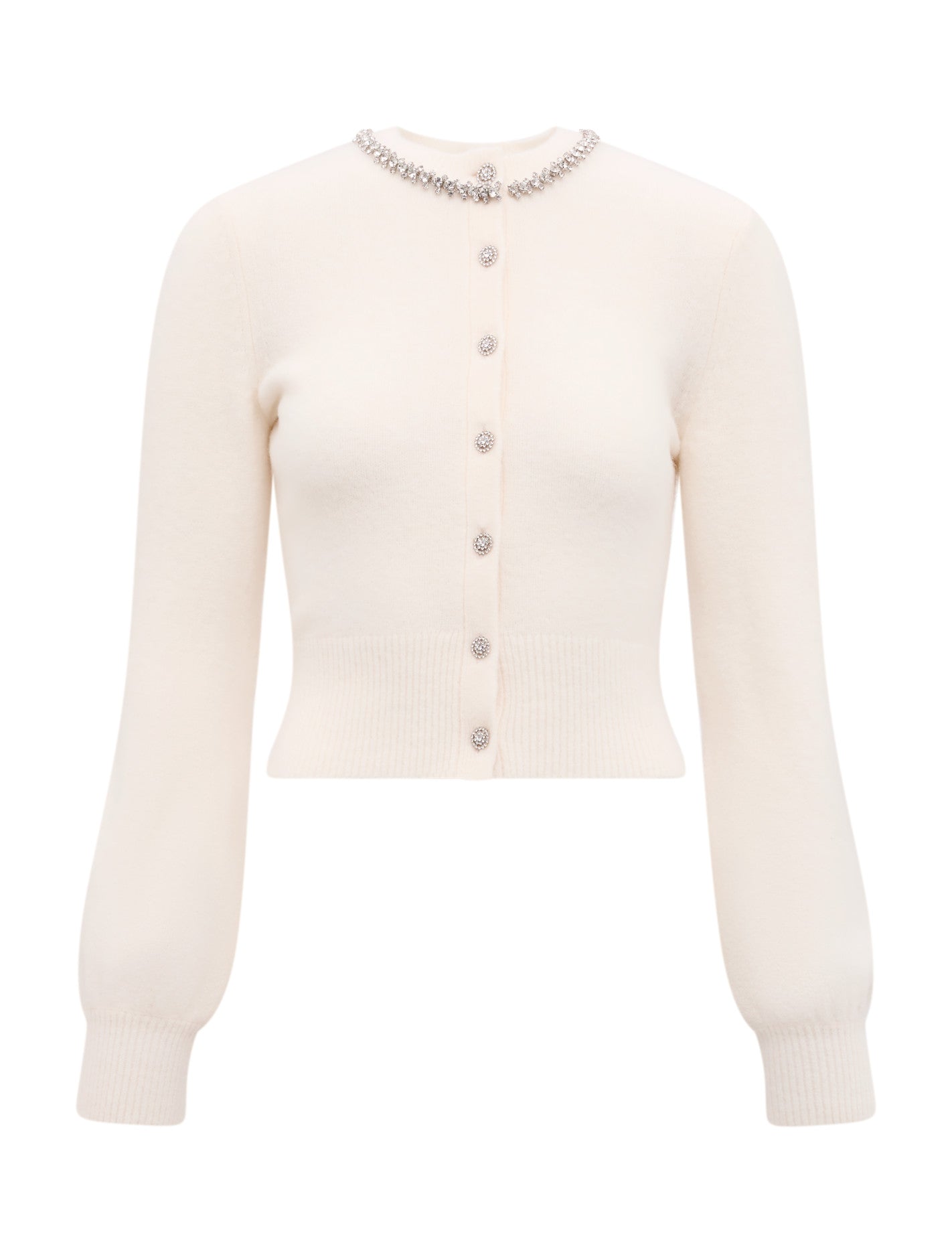 Elina Embellished Crew Neck Cardigan Forever New