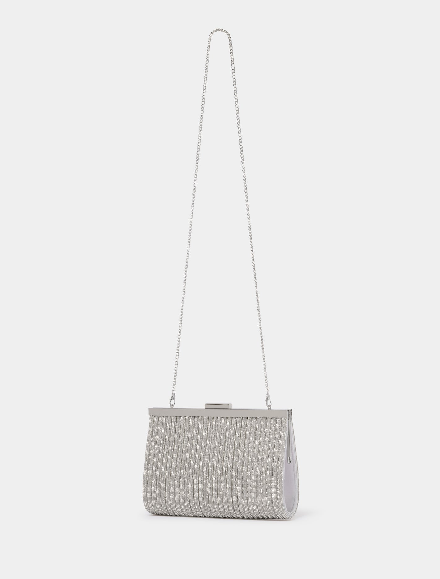Amanda Sparkle Frame Clutch Forever New
