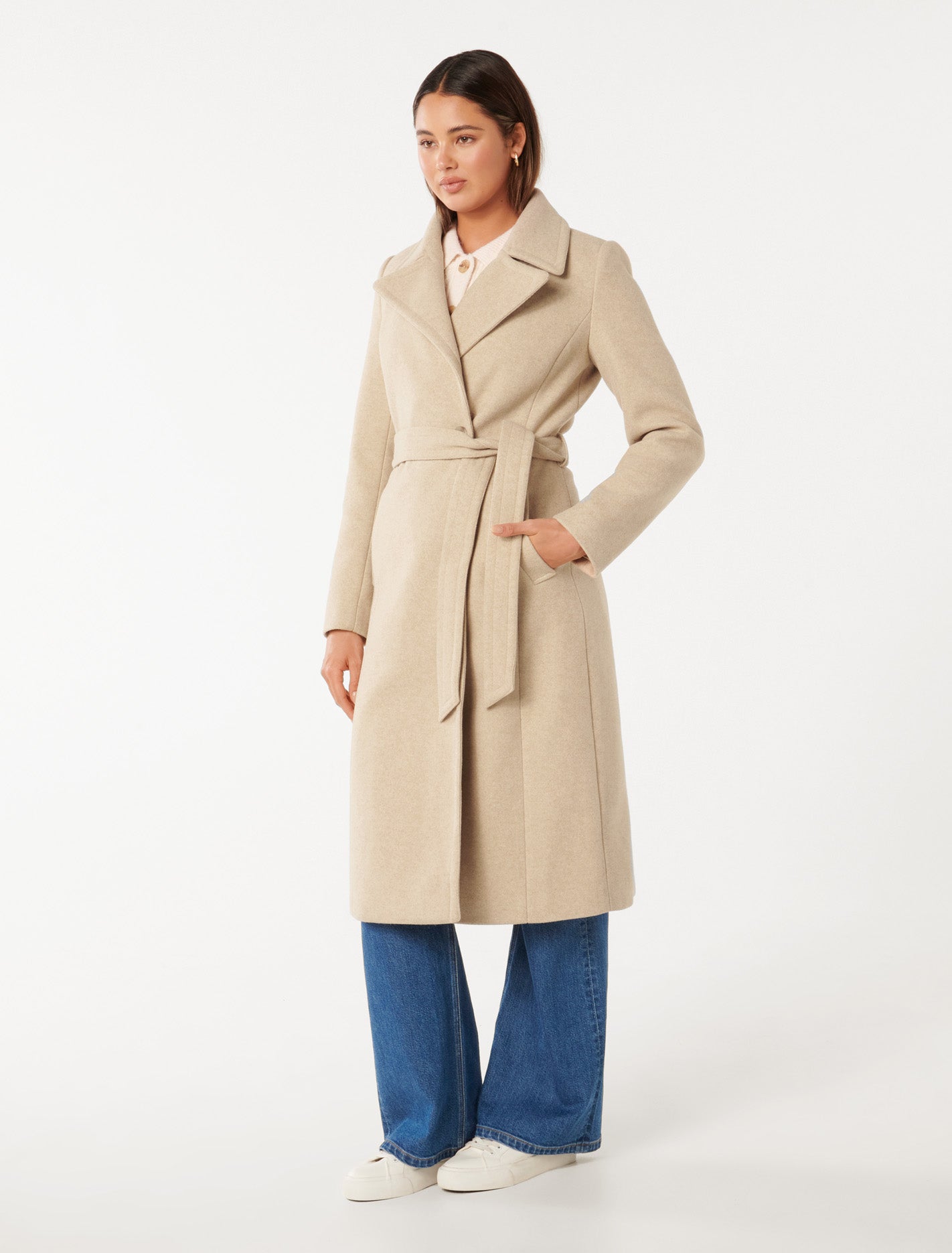 Polly Wrap Coat Forever New