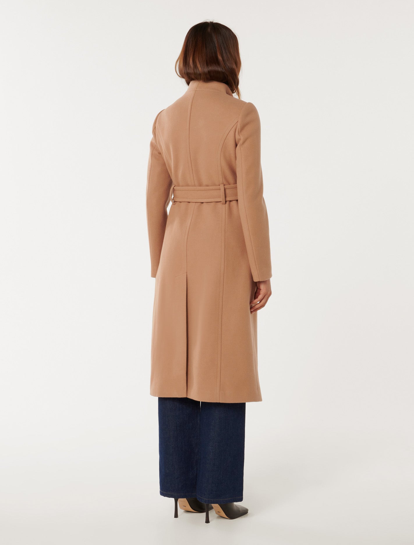 Ari Funnel Neck Coat Forever New