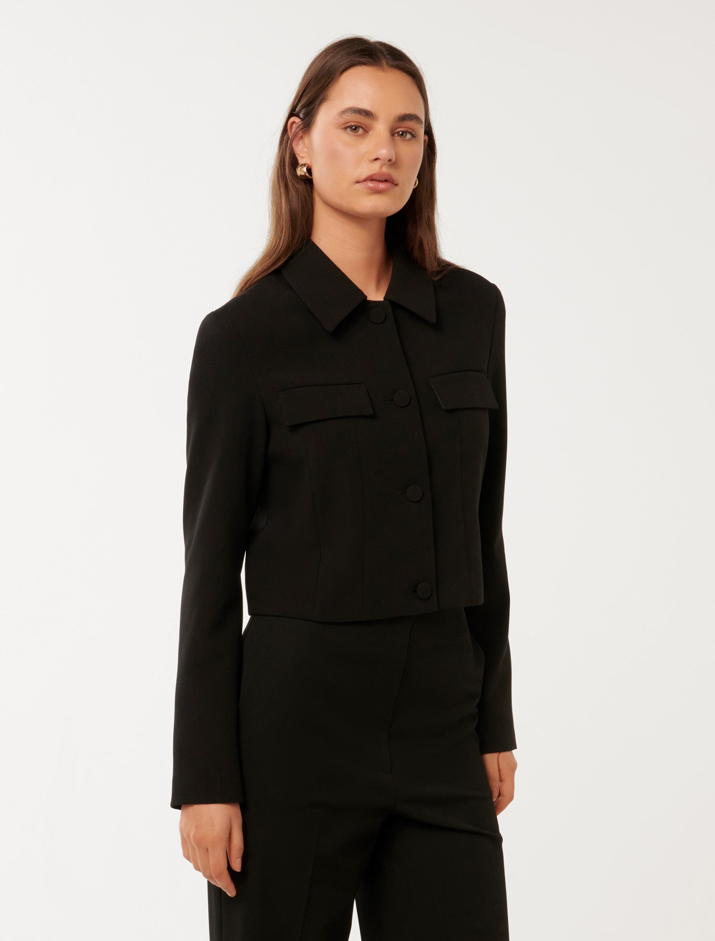 Alex Top Collar Jacket Forever New