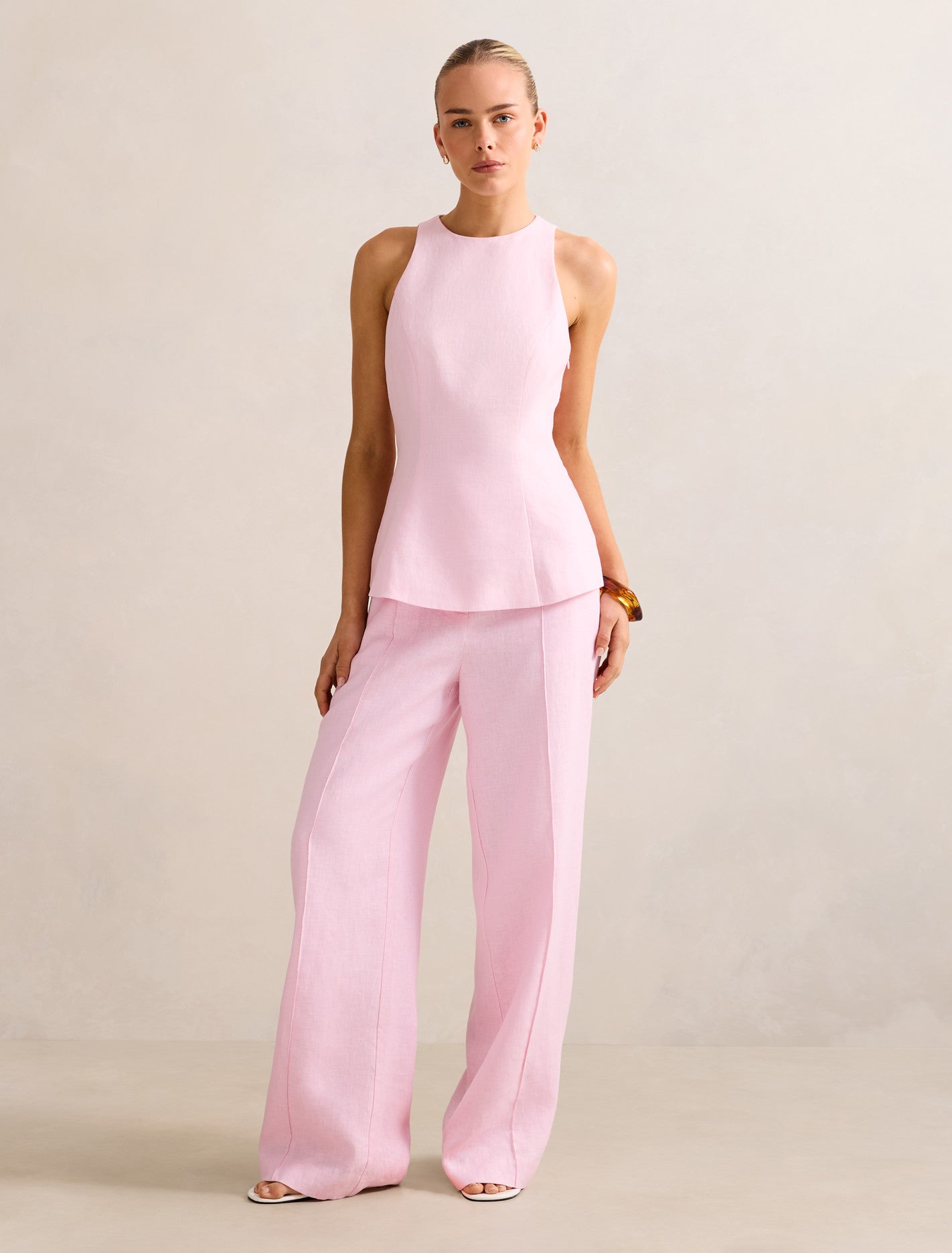 Posey Linen Wide Leg Pants Forever New