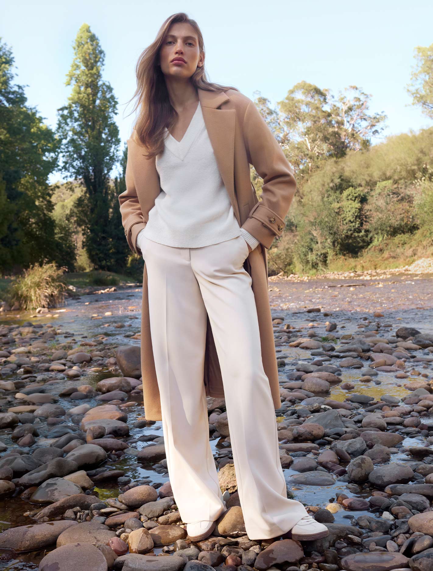 Oaklyn Pleat Wide Leg Pants Forever New