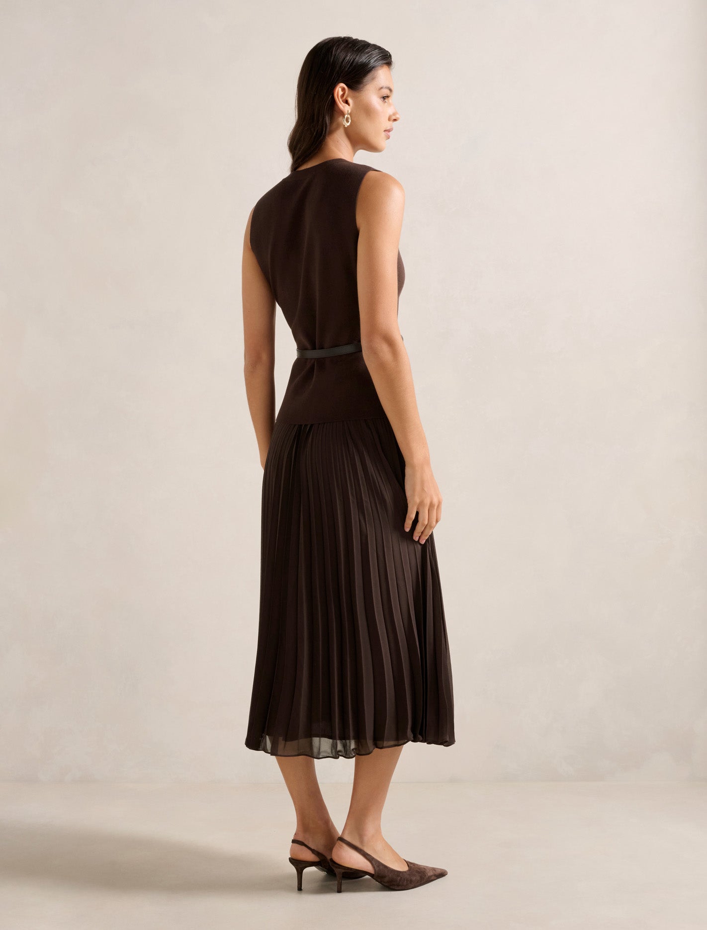 Daphne Waistcoat Knit Midi Dress Forever New