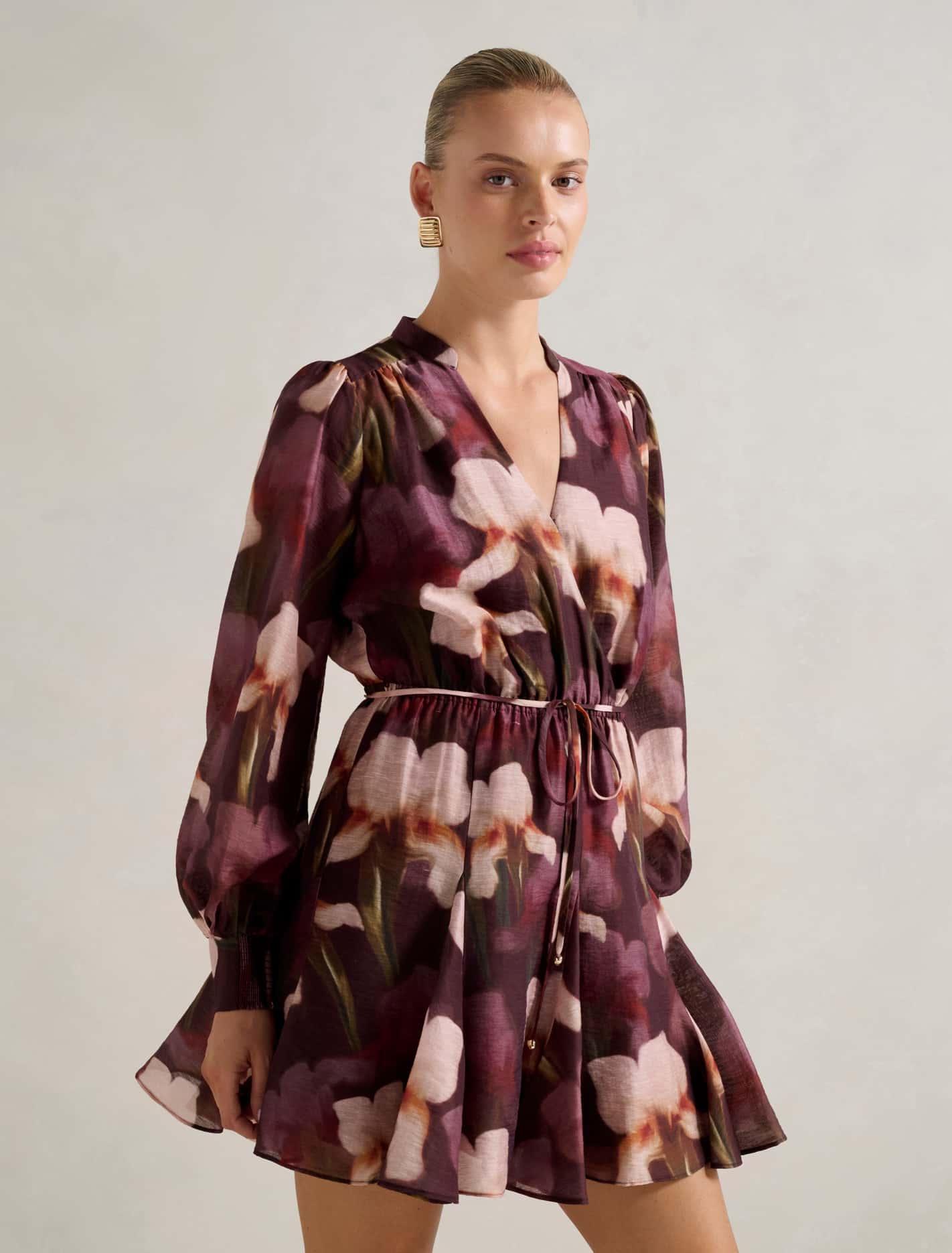 Talia Long Sleeve Mini Dress Forever New