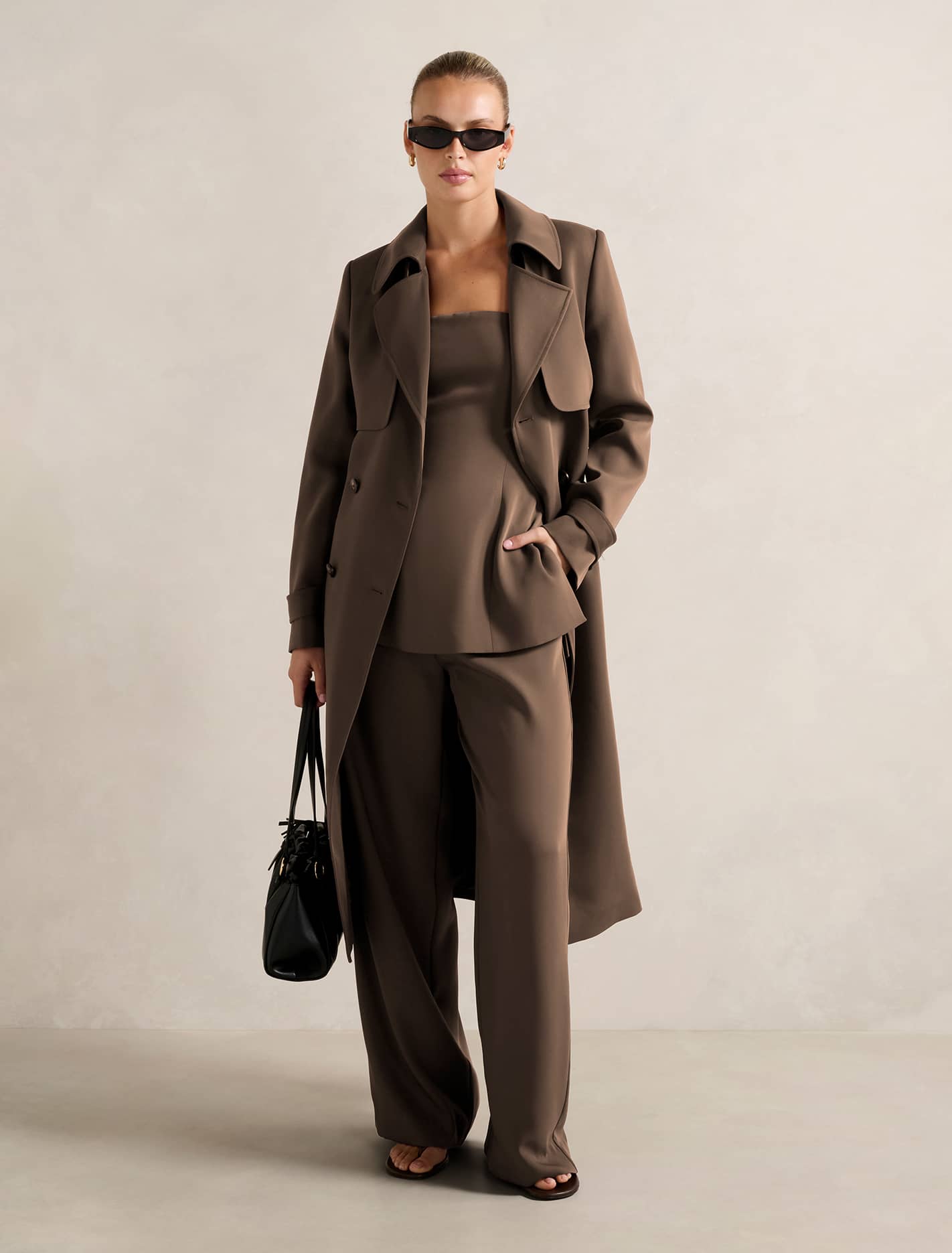 Delilah Soft Trench Coat Forever New
