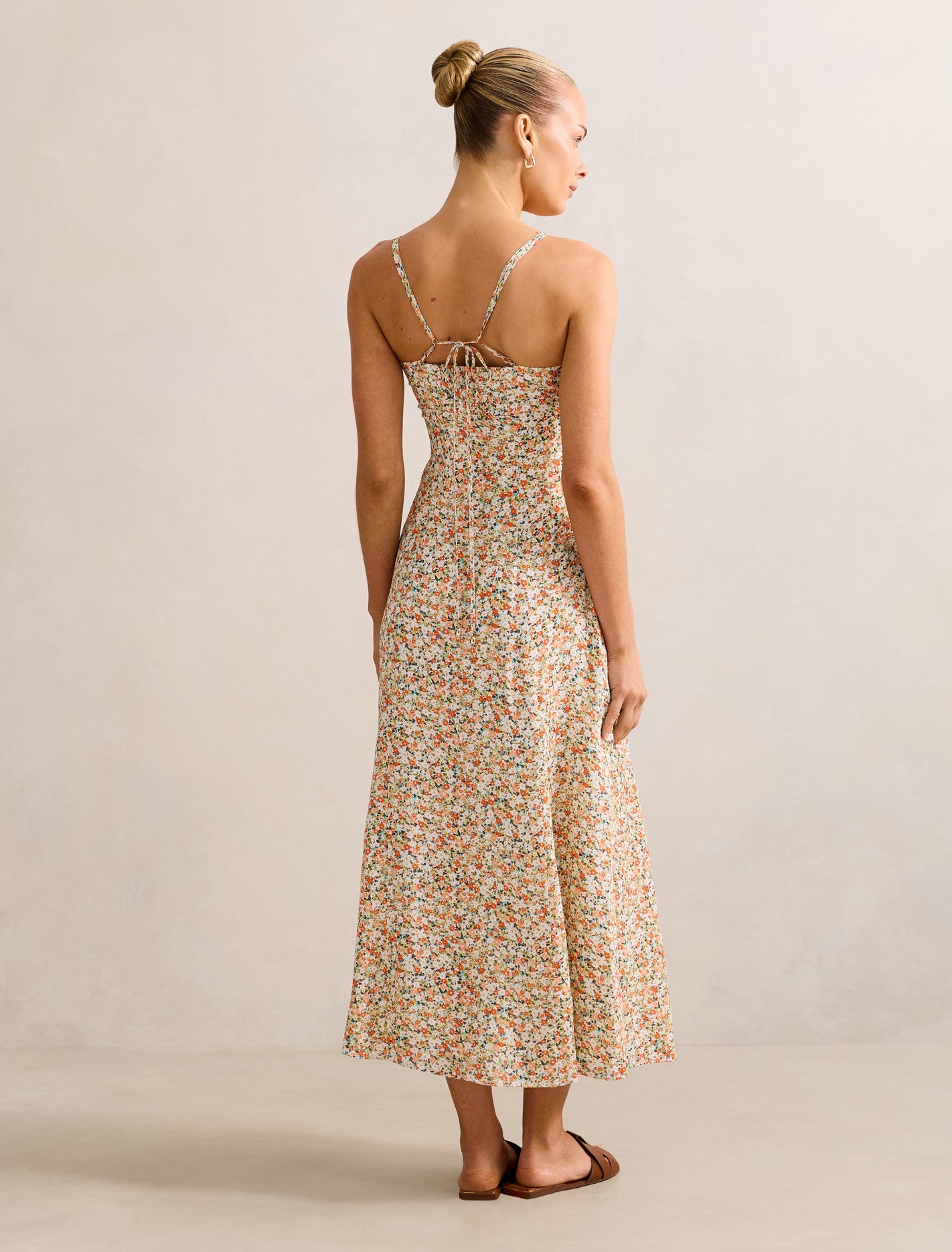 Georgina Strappy Midi Dress Forever New