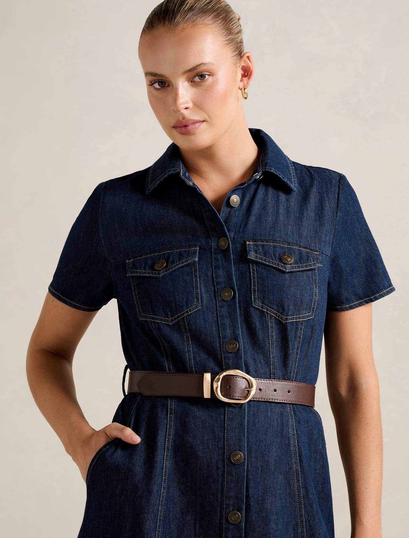 Lucy Denim Dress Forever New