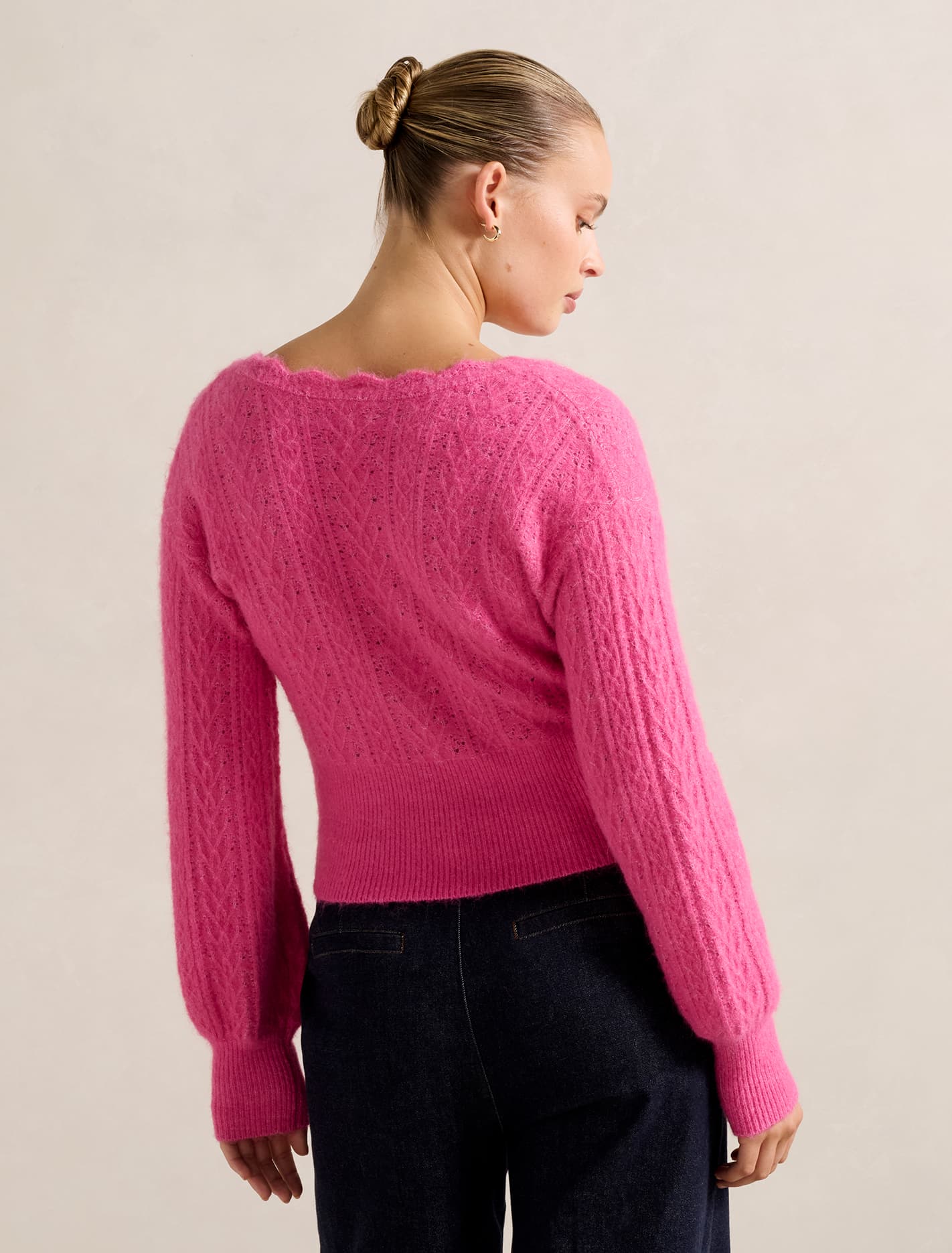 Kylie Stitch Wrap Sweater Forever New