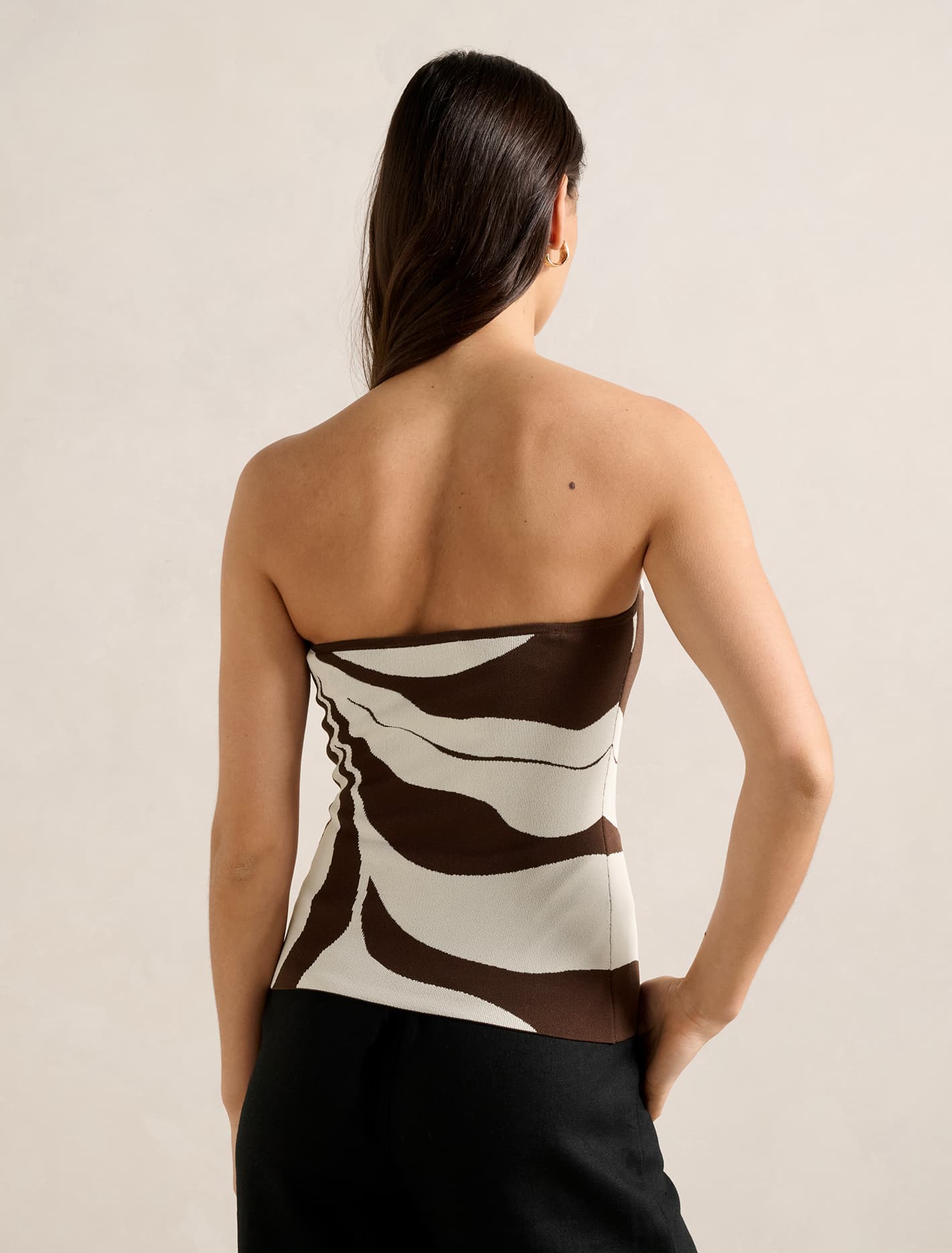 Natalia Knitted Bandeau Top Forever New