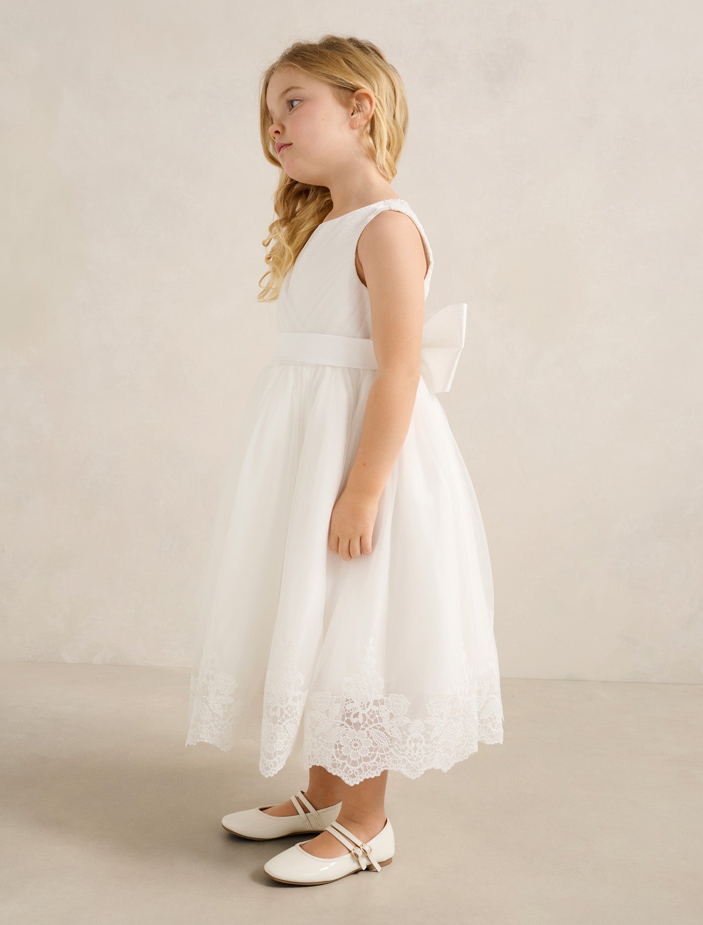 Scarletta Girls Lace Trim Dress Forever New