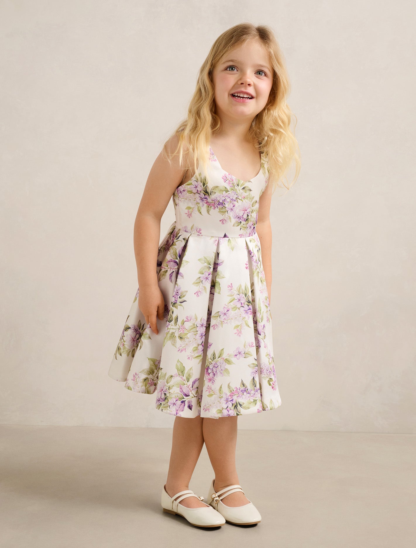 Isabel Girls Mini Print Dress Forever New
